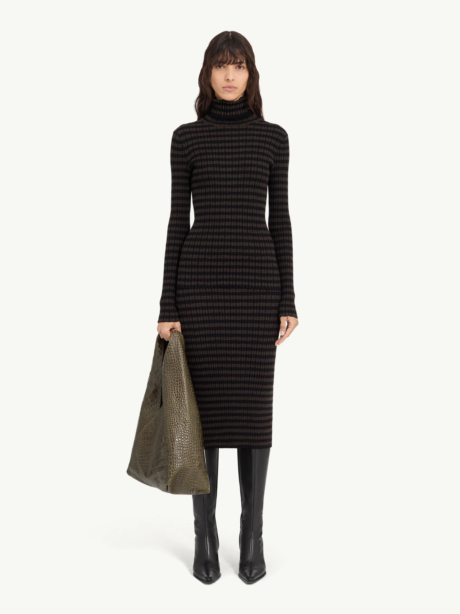 Женский бадлон MM6 Maison Margiela Ribbed Black