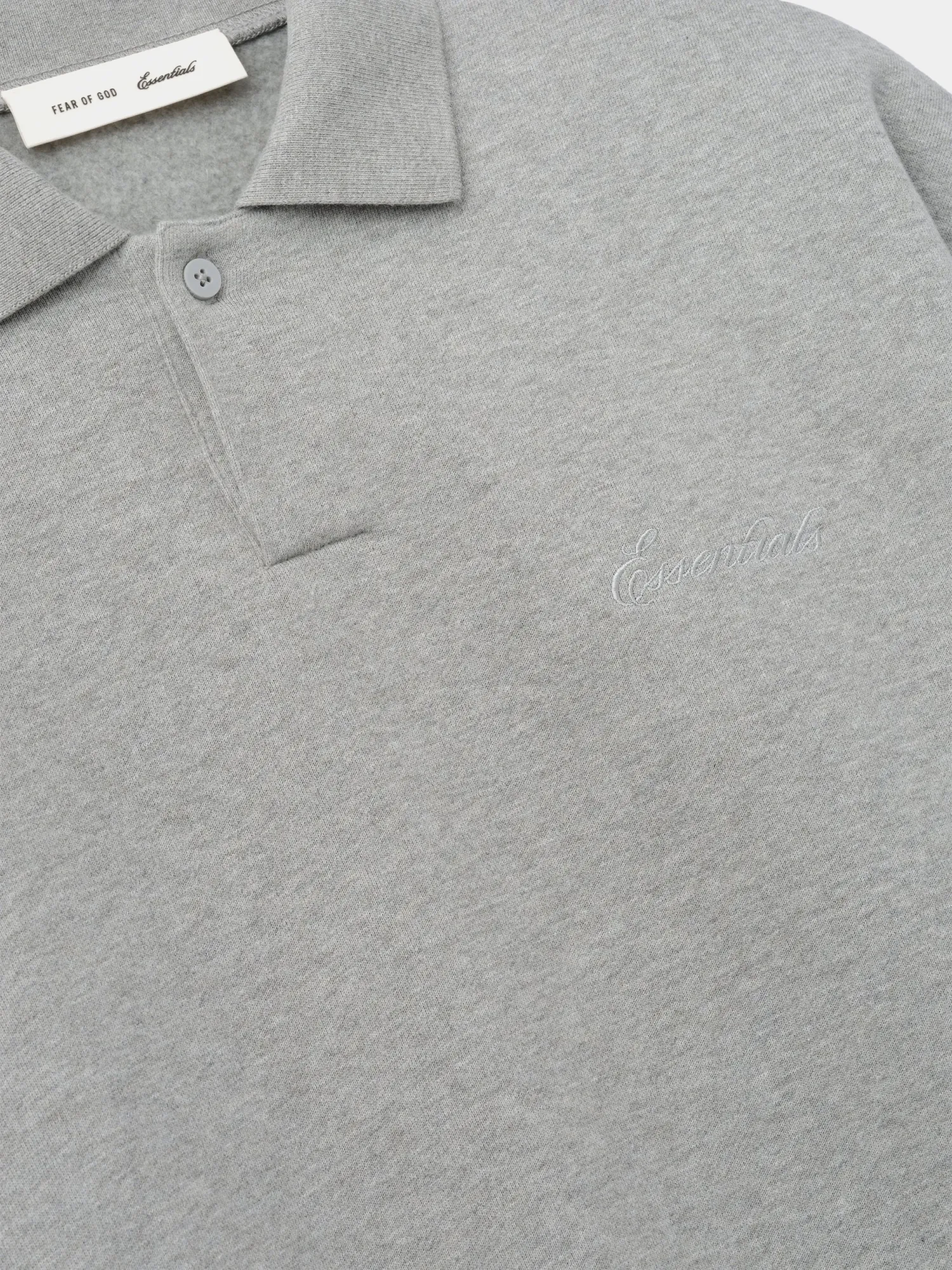 Поло Fear of God ESSENTIALS Signature 90'S Concrete
