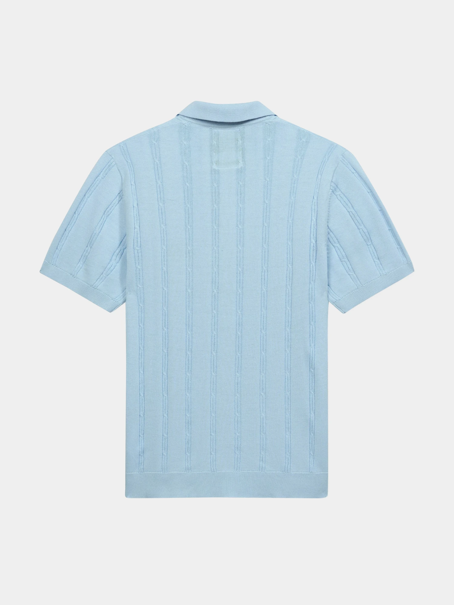 Поло KidSuper Painters Logo Knit Polo Light Blue