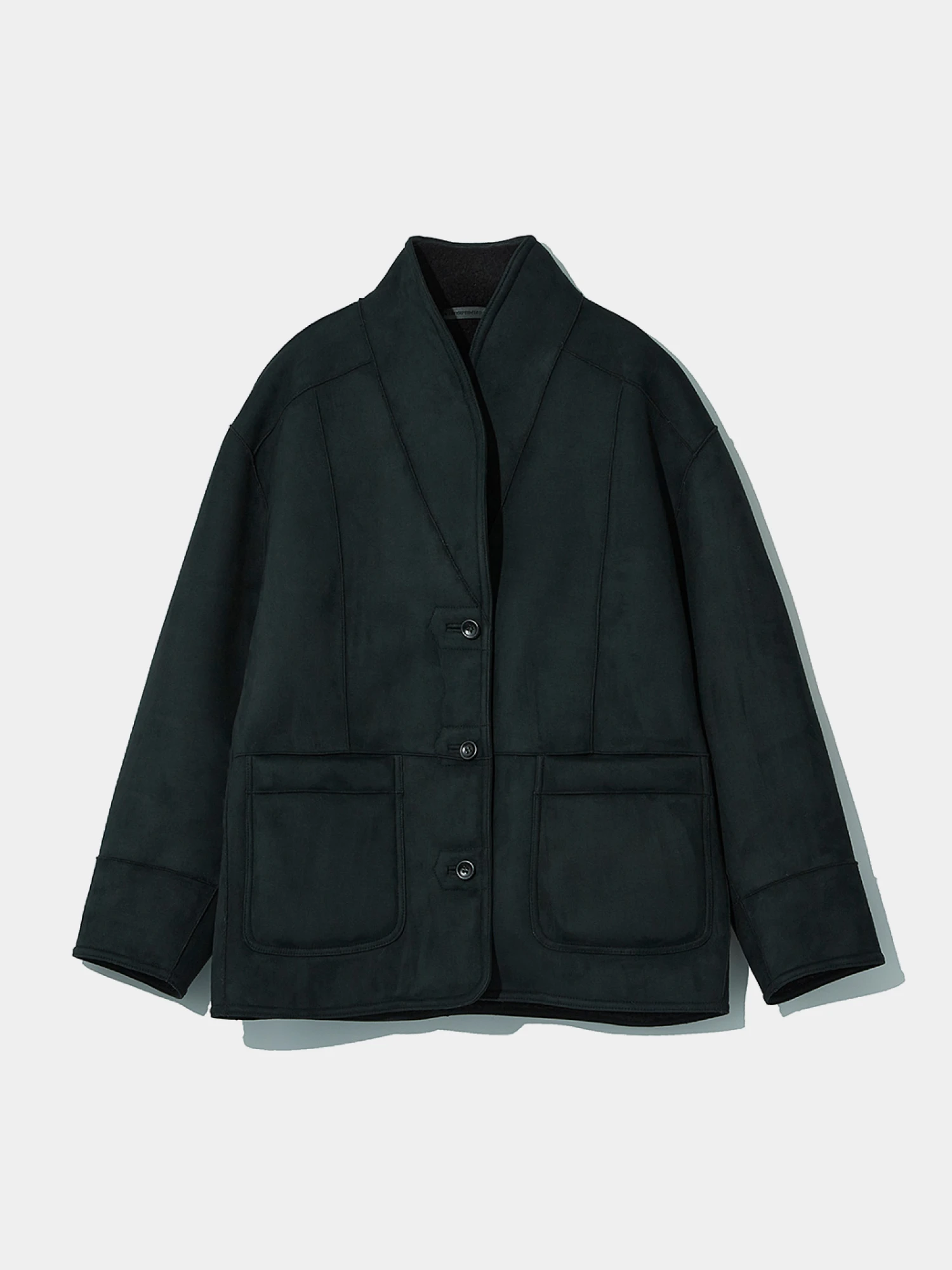Женская дубленка LE17SEPTEMBRE Reversible Shearling Black