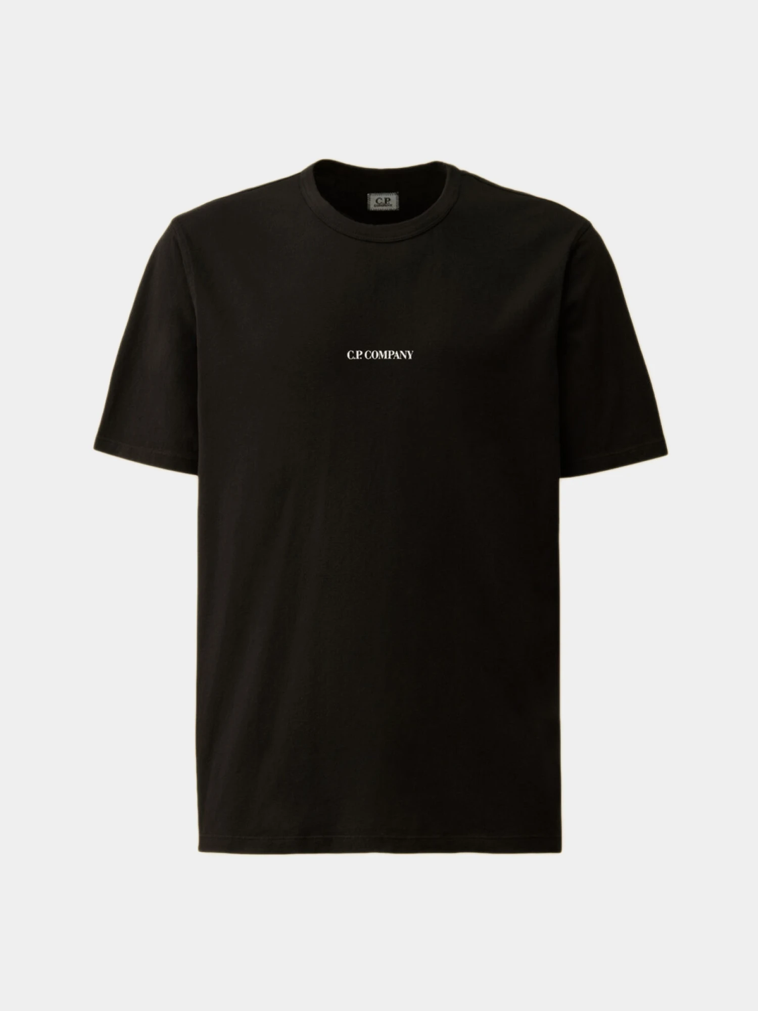 Футболка C.P. Company 24/1 Jersey Logo Black