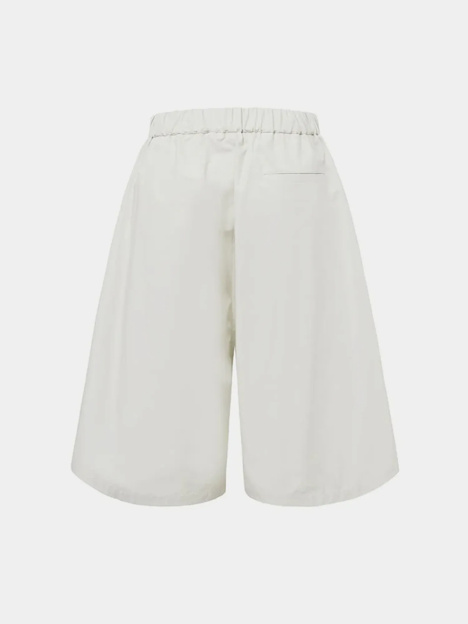 Шорты AMOMENTO Two Tuck Wide Ivory