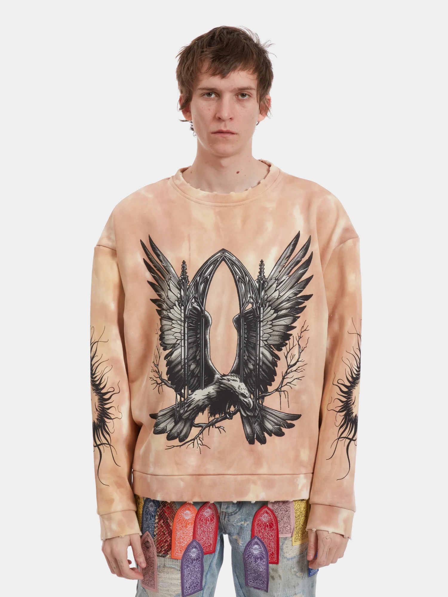 Свитшот WHO DECIDES WAR Soaring Window Crewneck Tan