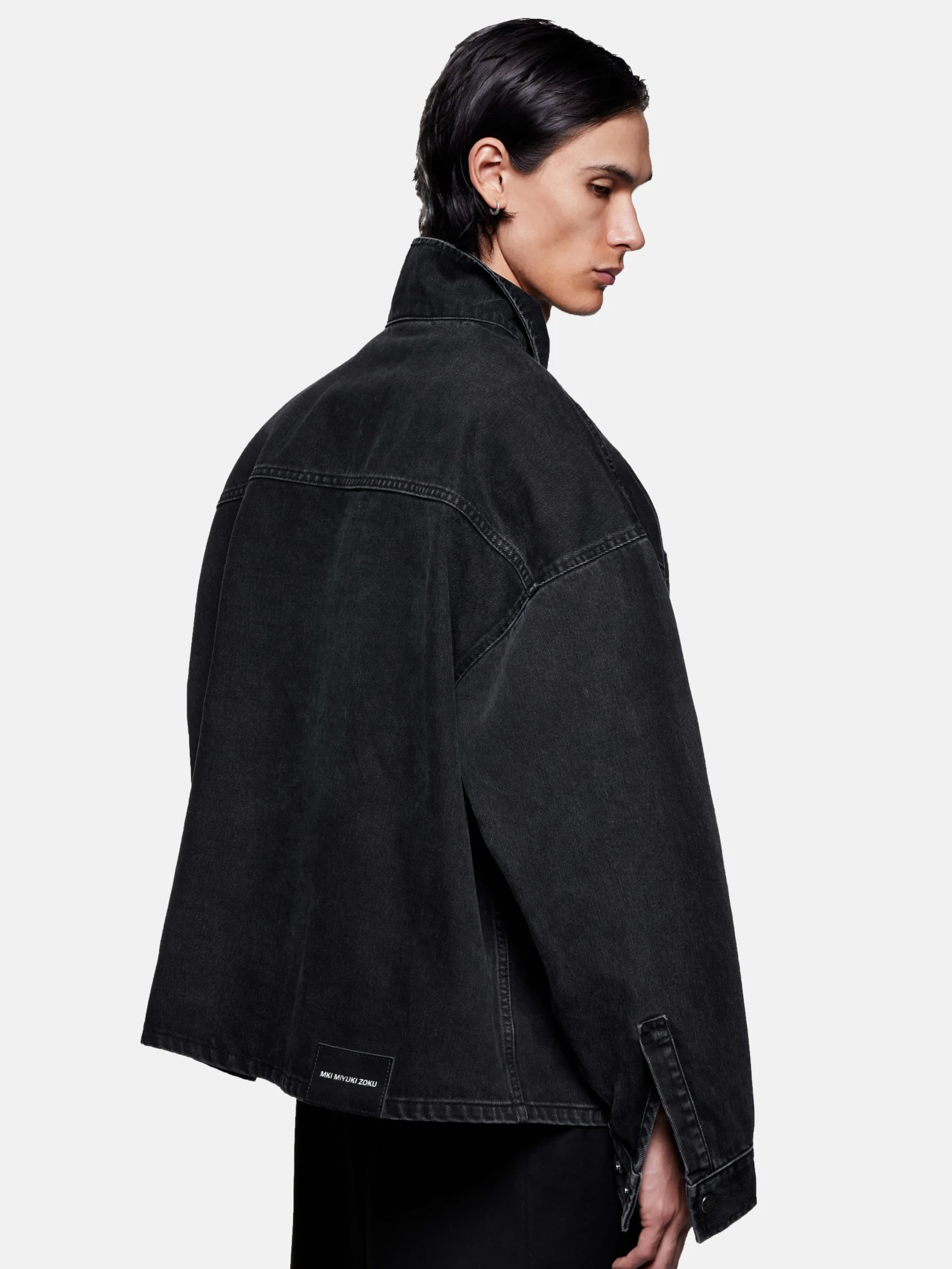 Овершот MKI MIYUKI ZOKU Denim Box Wash Black