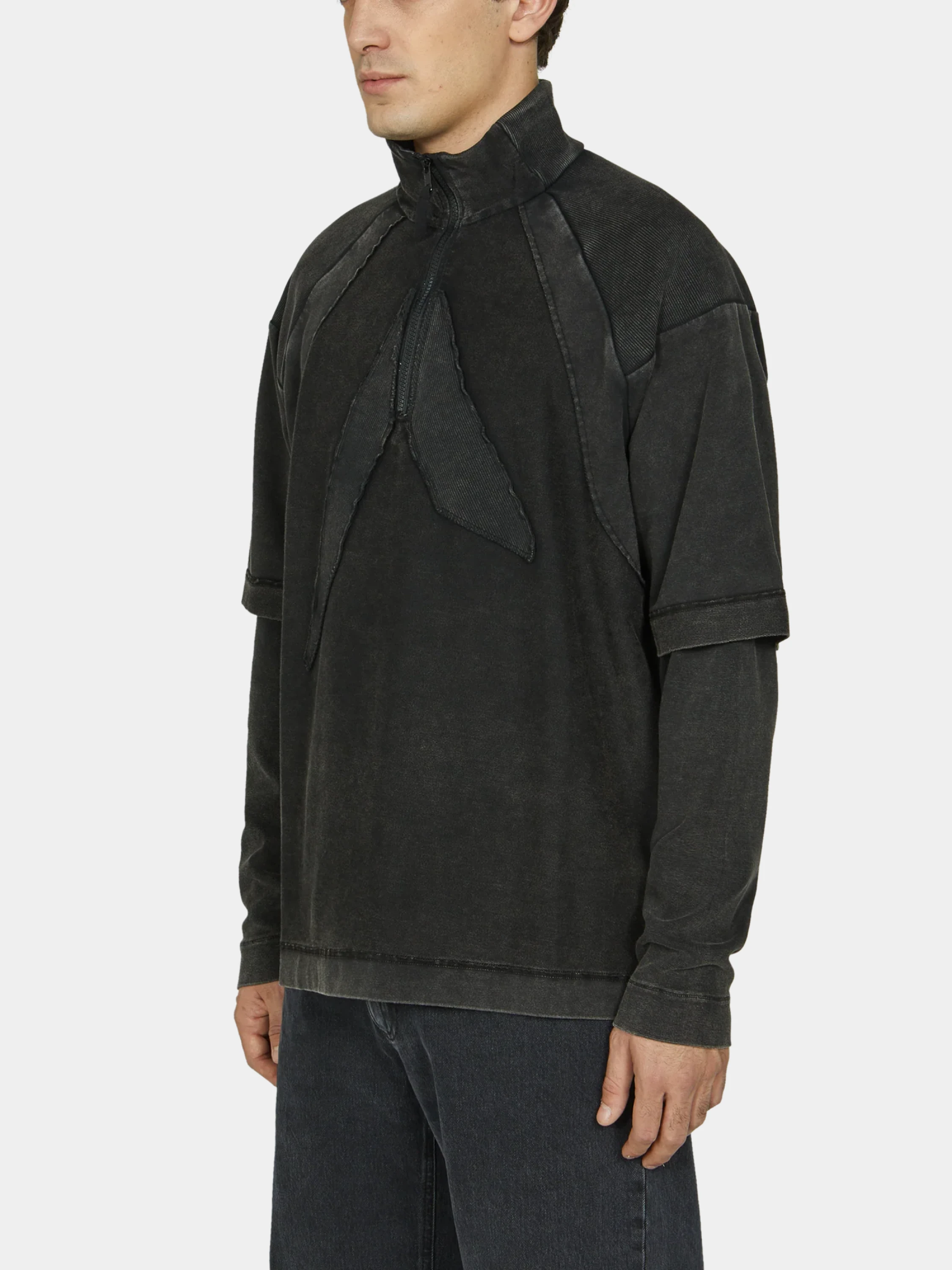 Халф-зип 1017 ALYX 9SM Sleeve With Zip Black