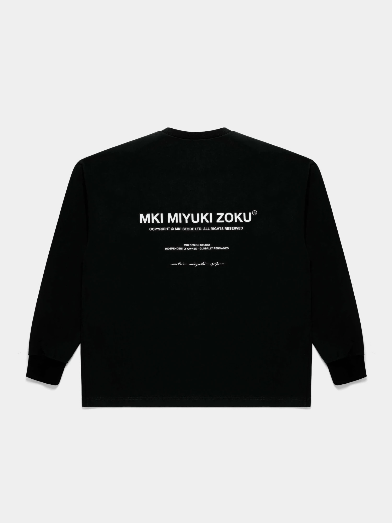 Лонгслив MKI MIYUKI ZOKU Design Studio L/S Black