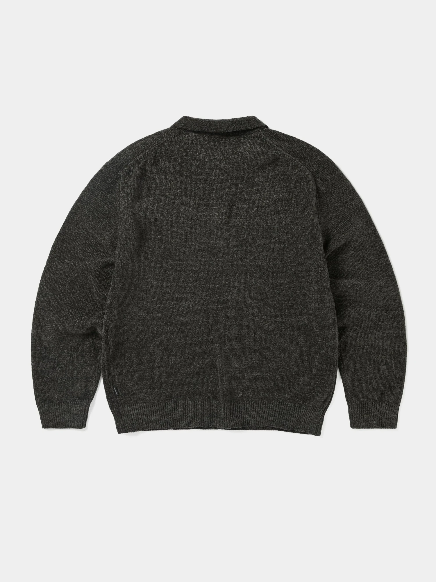 Свитер thisisneverthat Velvet Knit Polo Black