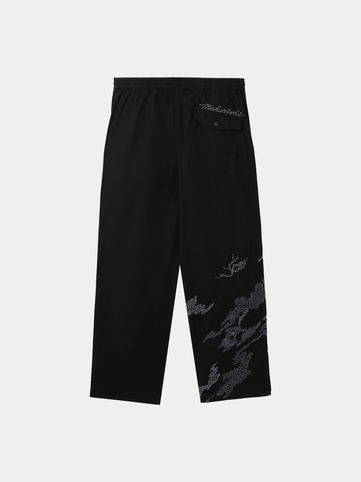 Брюки MAHARISHI 6237 Sashiko Bonsai Track Black
