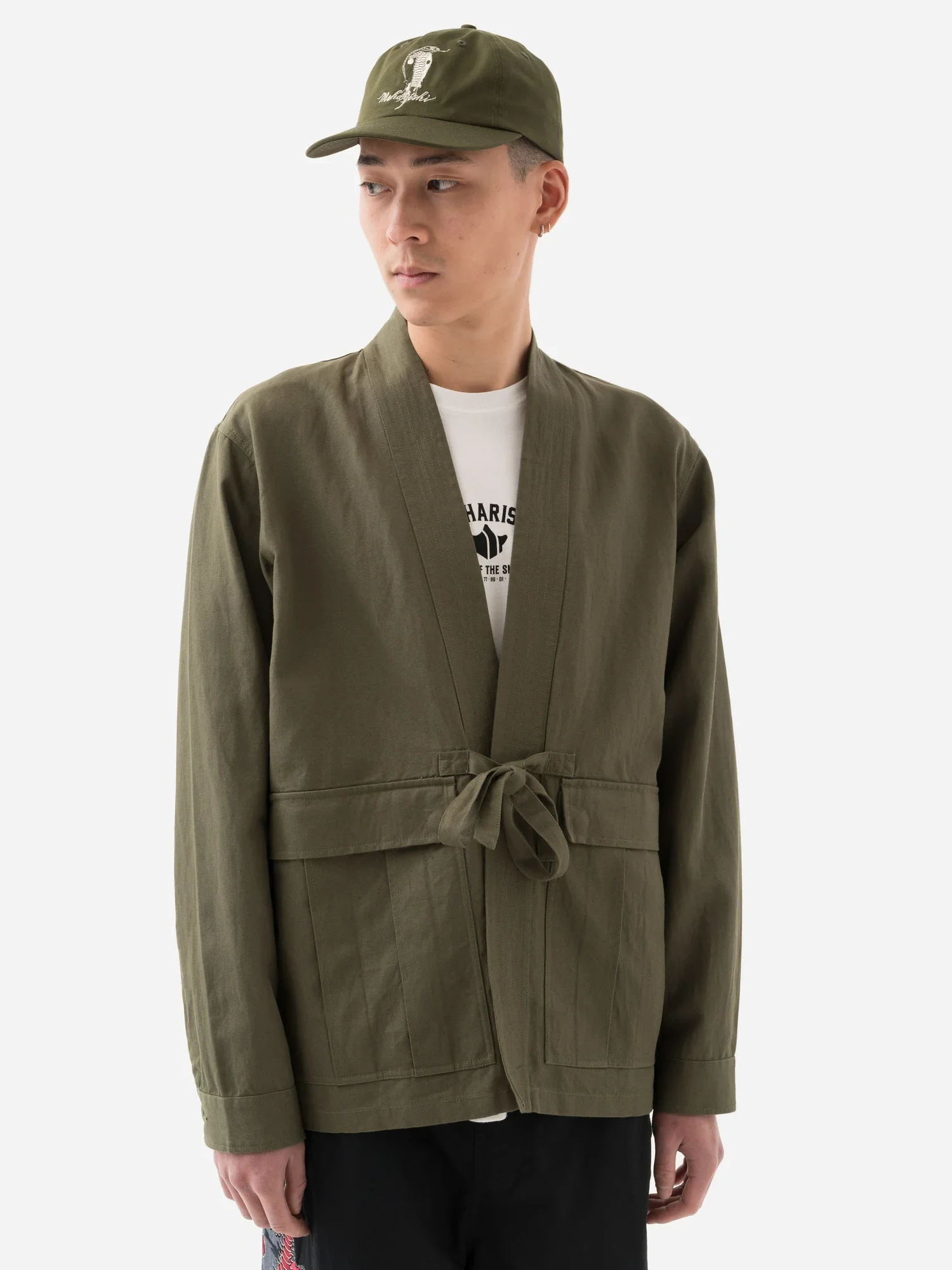 Кимоно MAHARISHI 6028 Hemp Cargo Hanten Olive