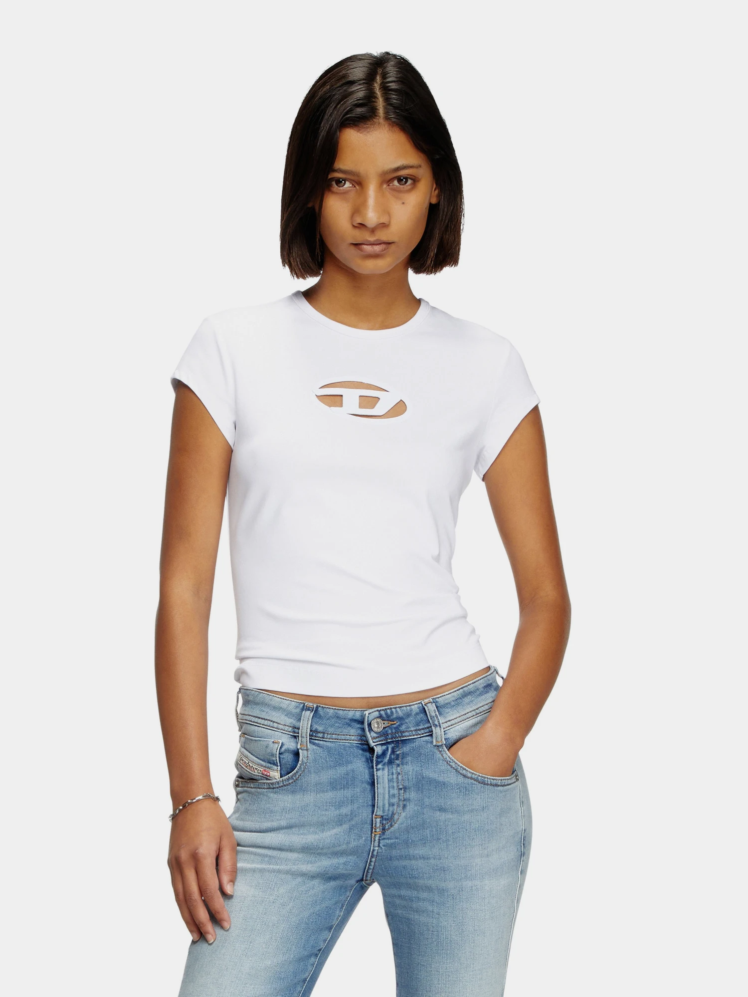 Женская футболка Diesel T-Angie Maglietta White