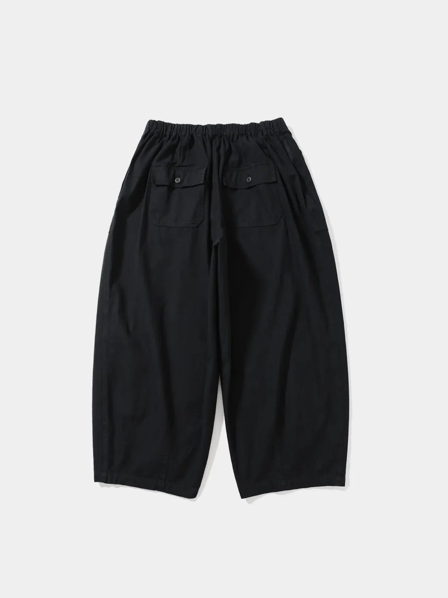Брюки ANGLAN Fatigue Herringbone Balloon Pants Black