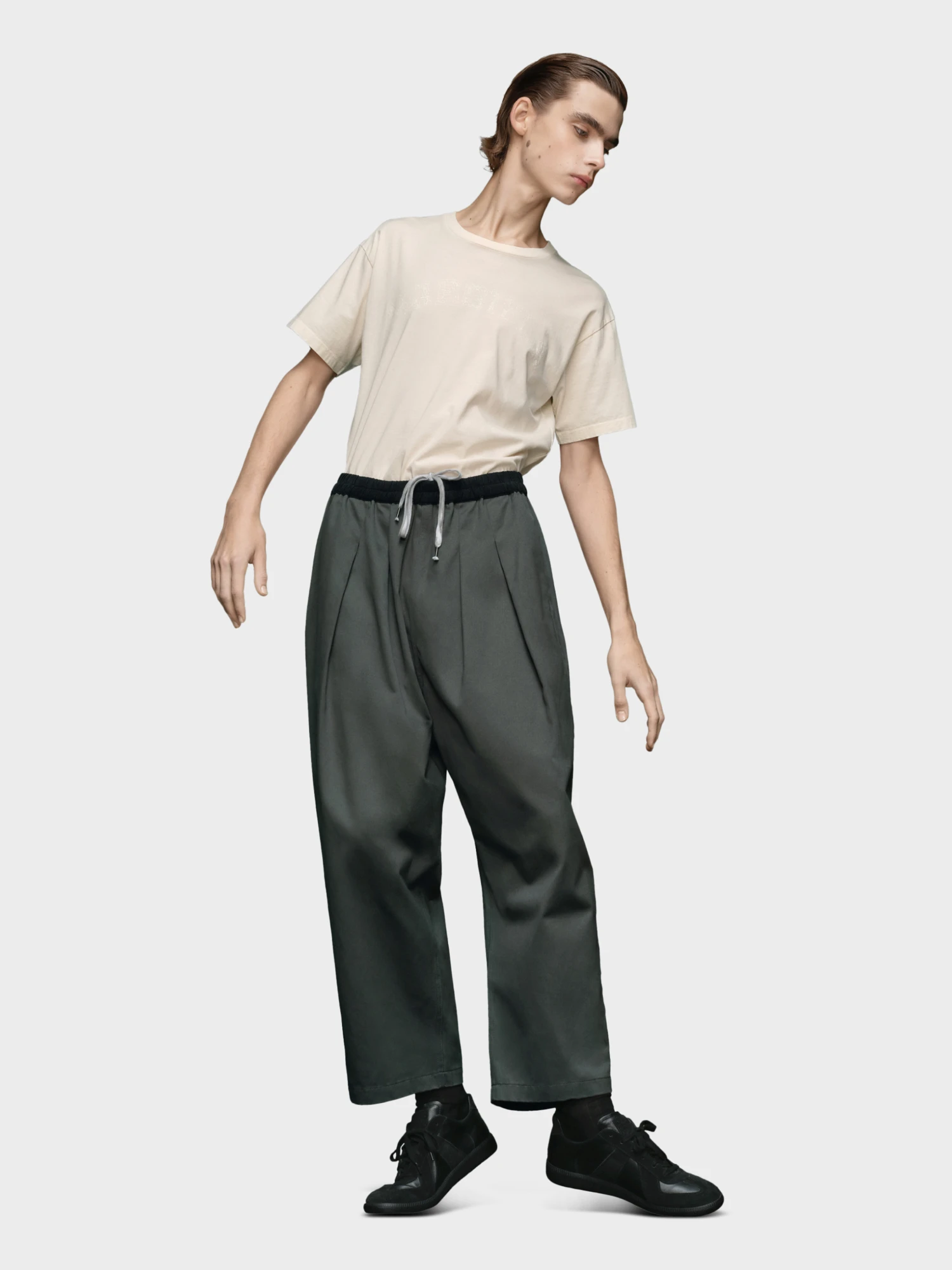 Брюки Maison Margiela Four Stitches Dark Grey