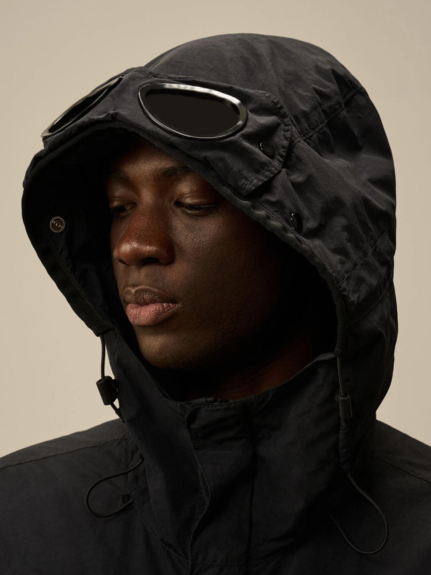 Ветровка C.P. Company Flatt Nylon Goggle Total Eclipse