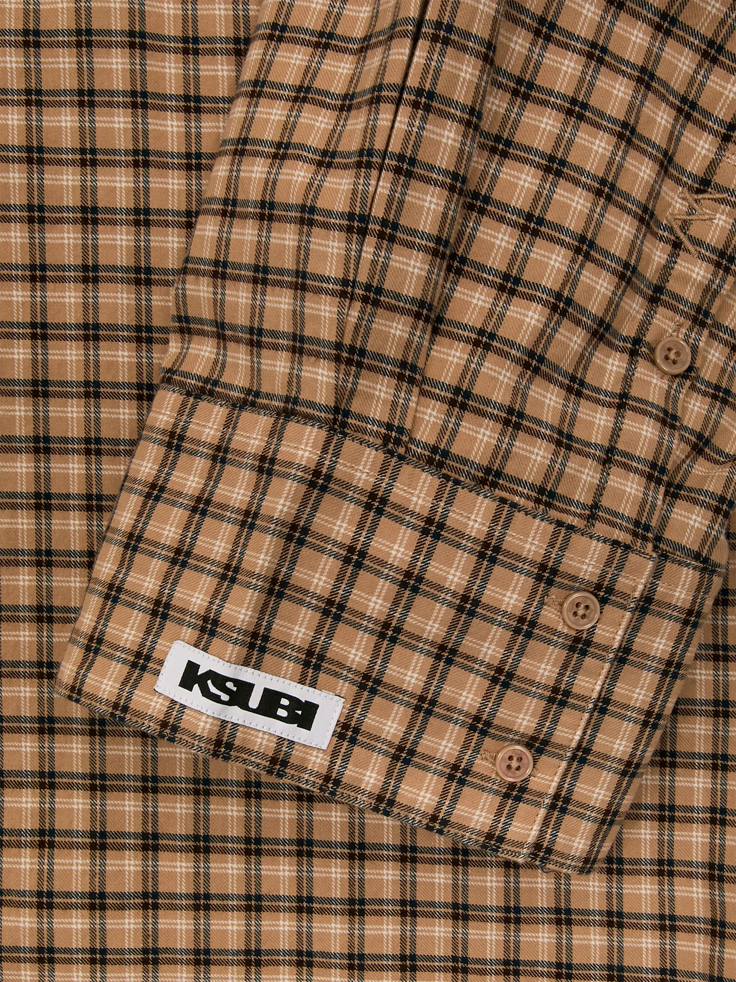 Рубашка Ksubi Astra Tan Plaid Multi