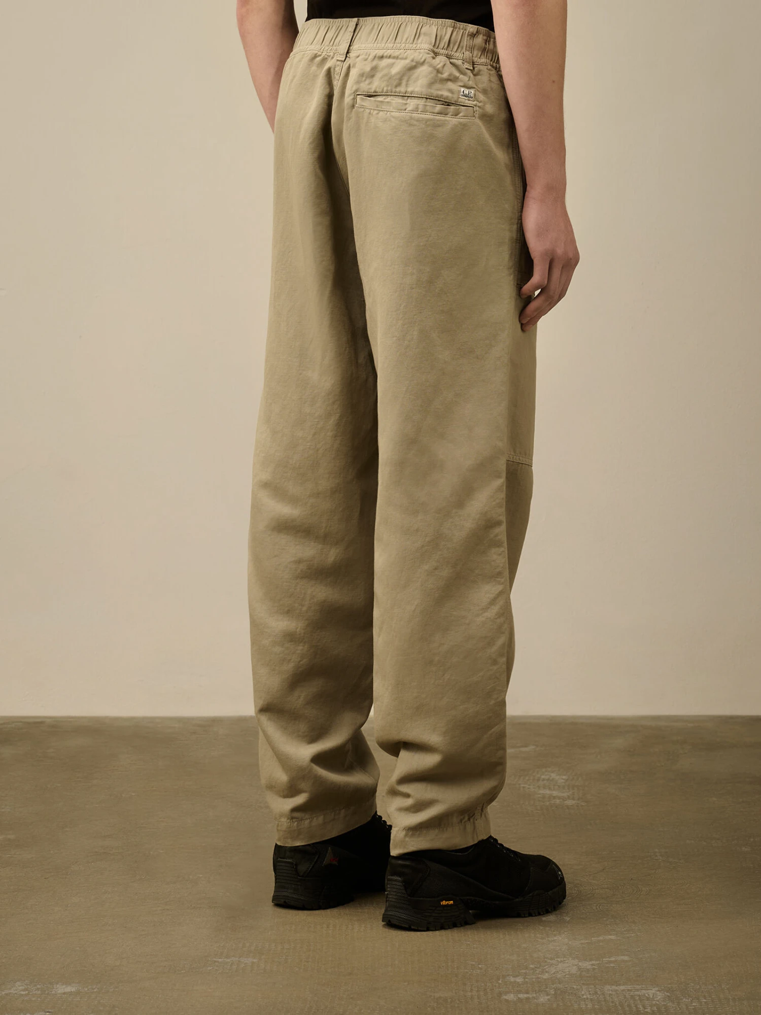 Брюки C.P. Company Cotton/Linen Cargo Vintage Khaki