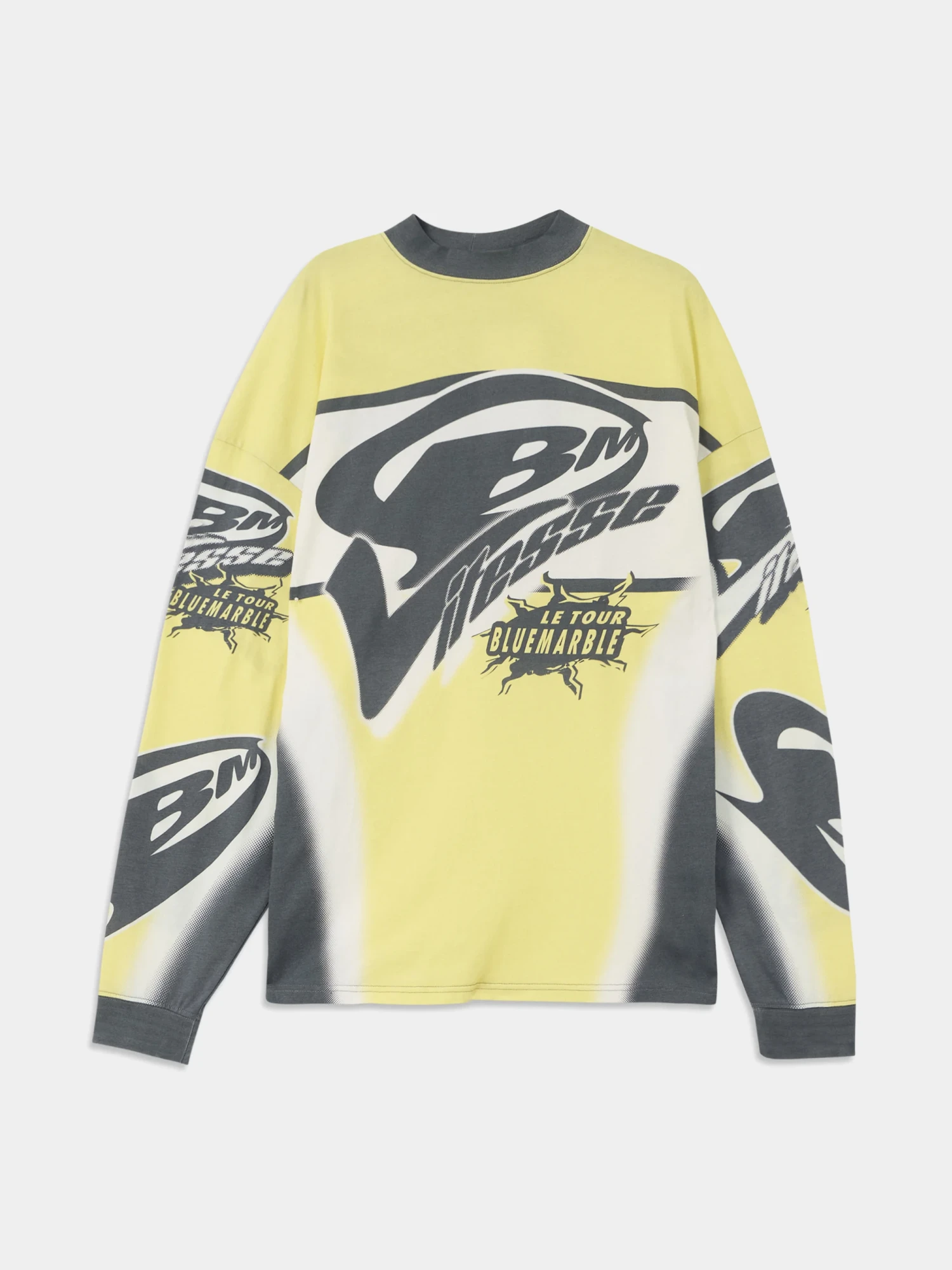 Лонгслив Bluemarble Motorcyle L/S Black/Yellow