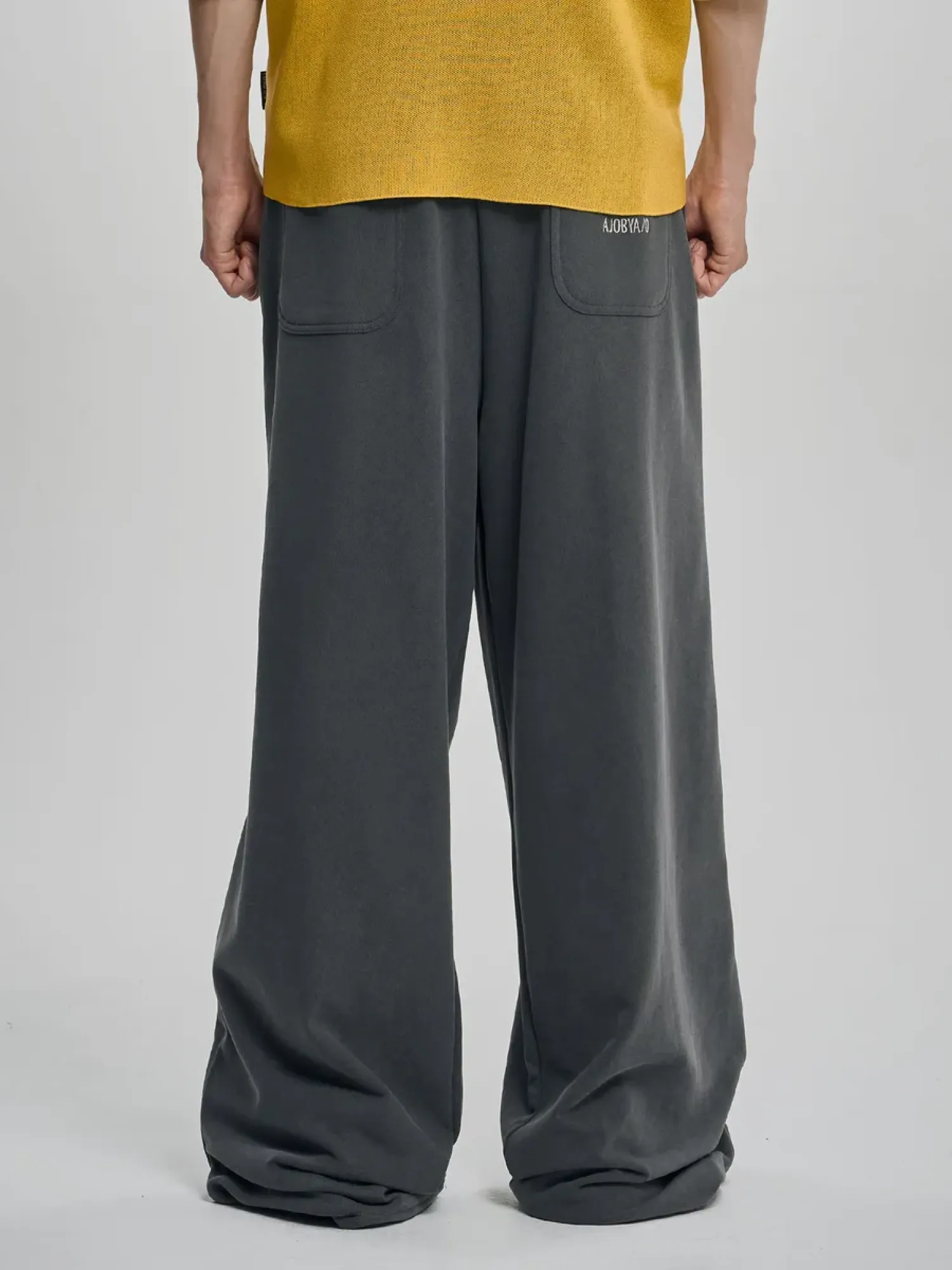 Брюки AJOBYAJO One Tuck Qulted Jersey Charcoal