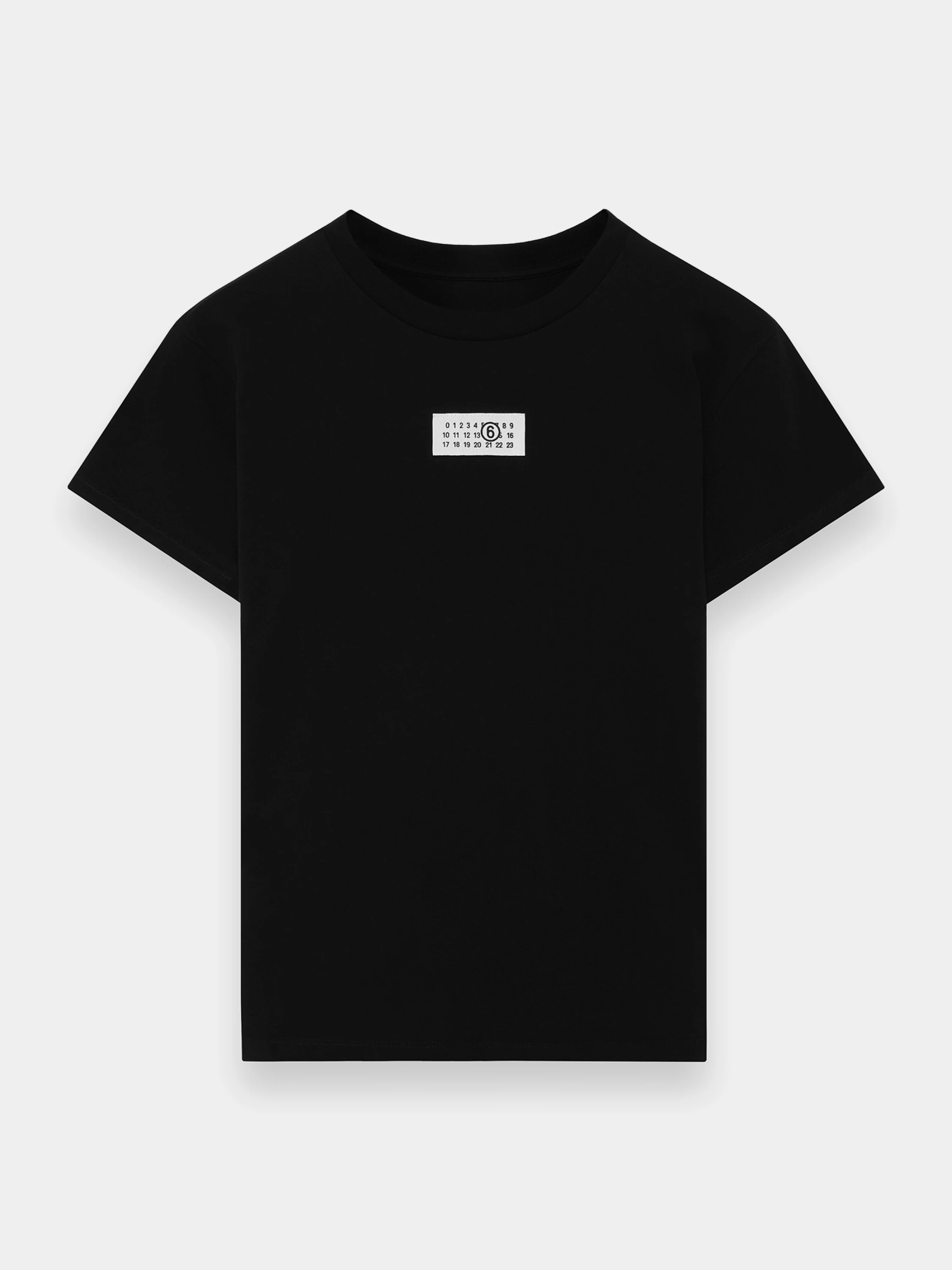 Футболка MM6 Maison Margiela Numeric Logo Tag Black