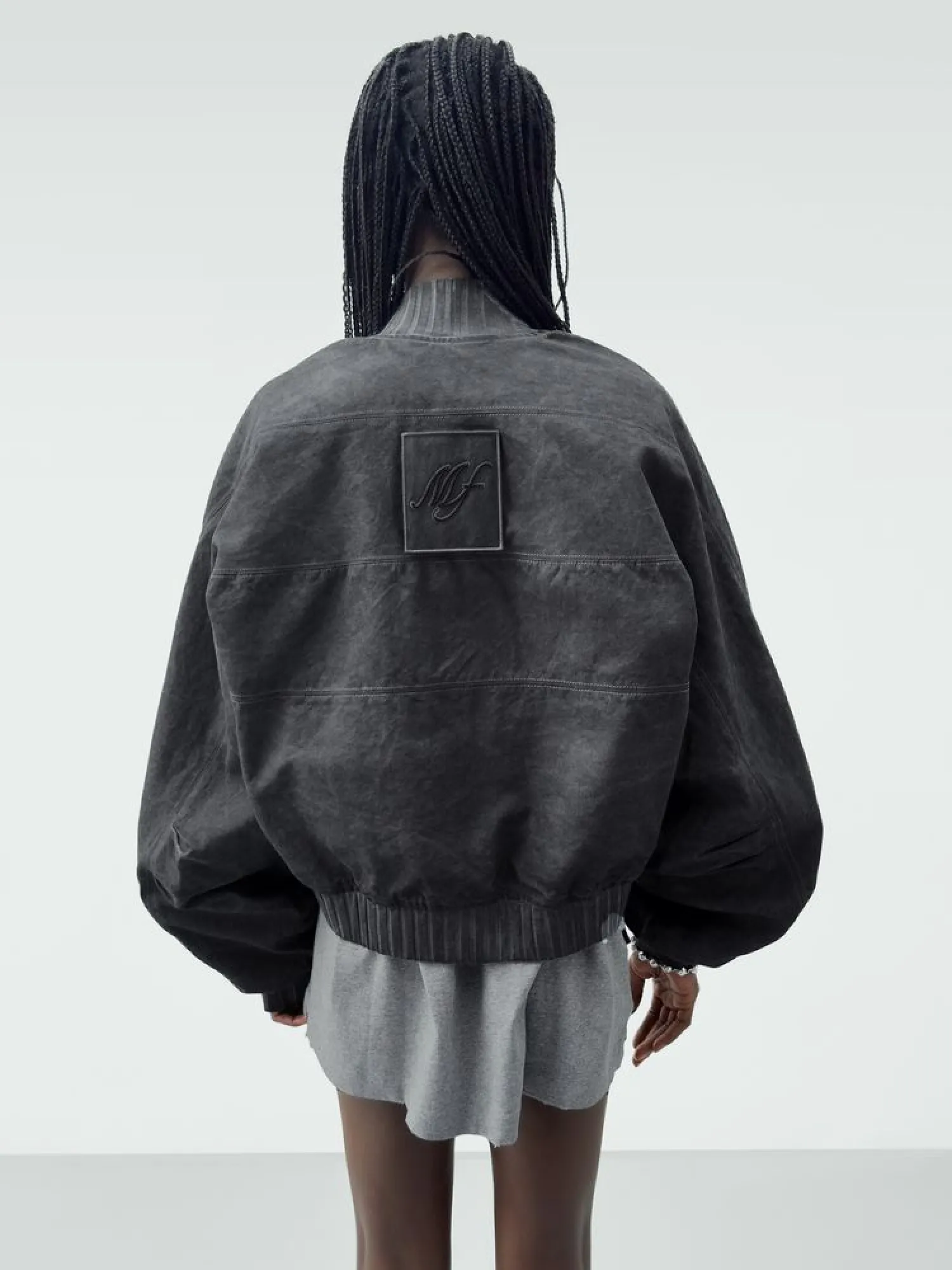 Бомбер MADFRENZY Oversized Black