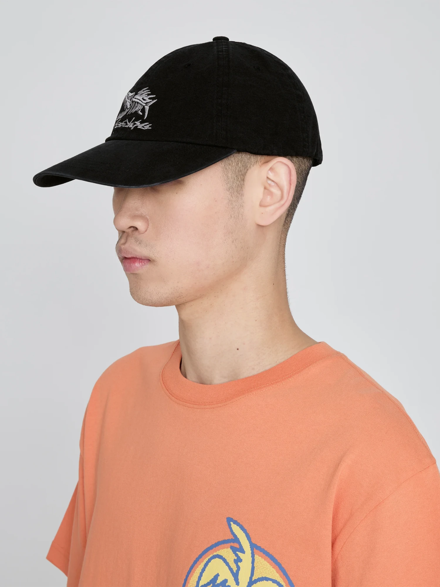 Кепка YESEYESEE Fish Born Flexible Black