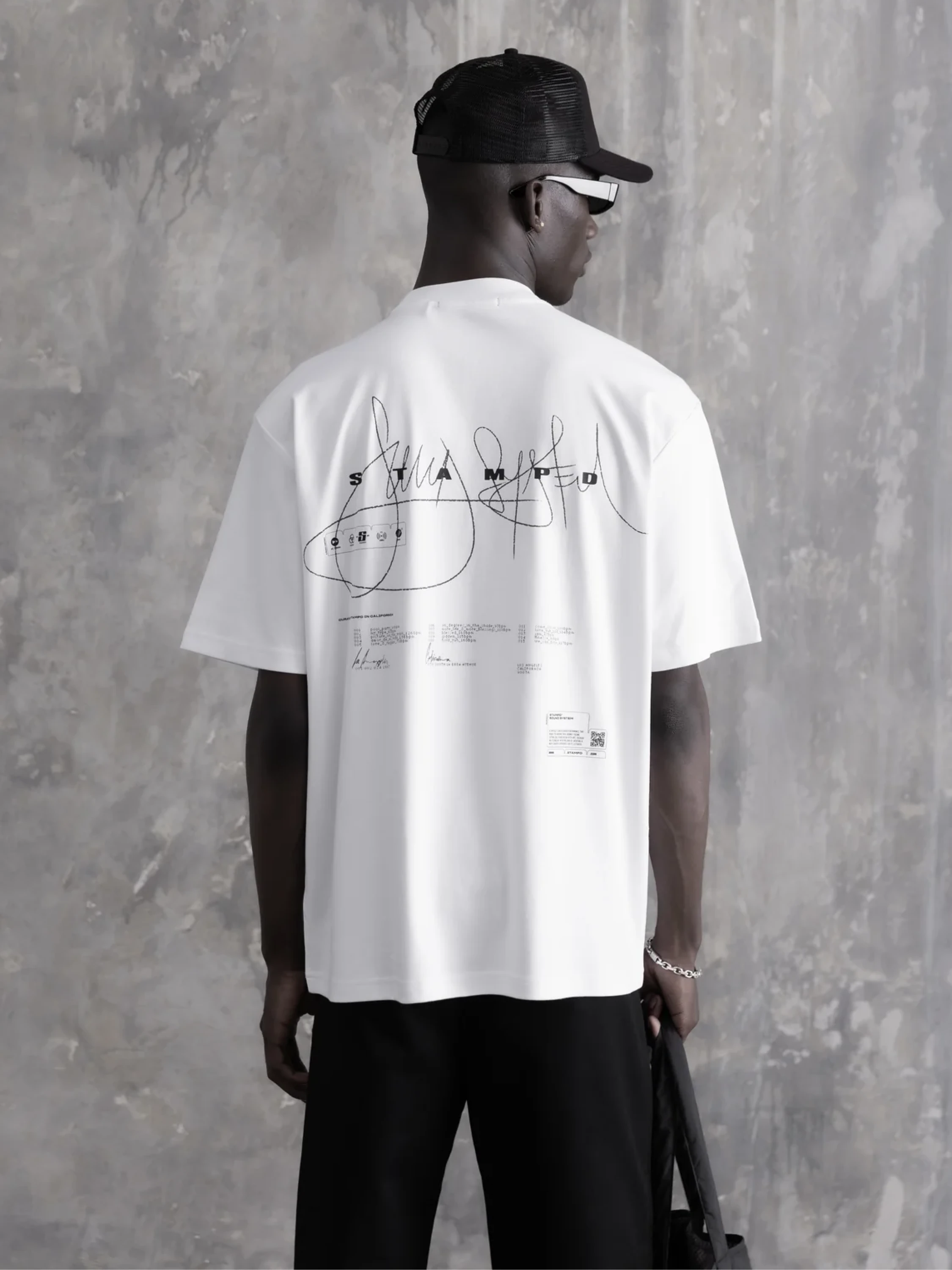 Футболка Stampd FW24 Sound System Relaxed White