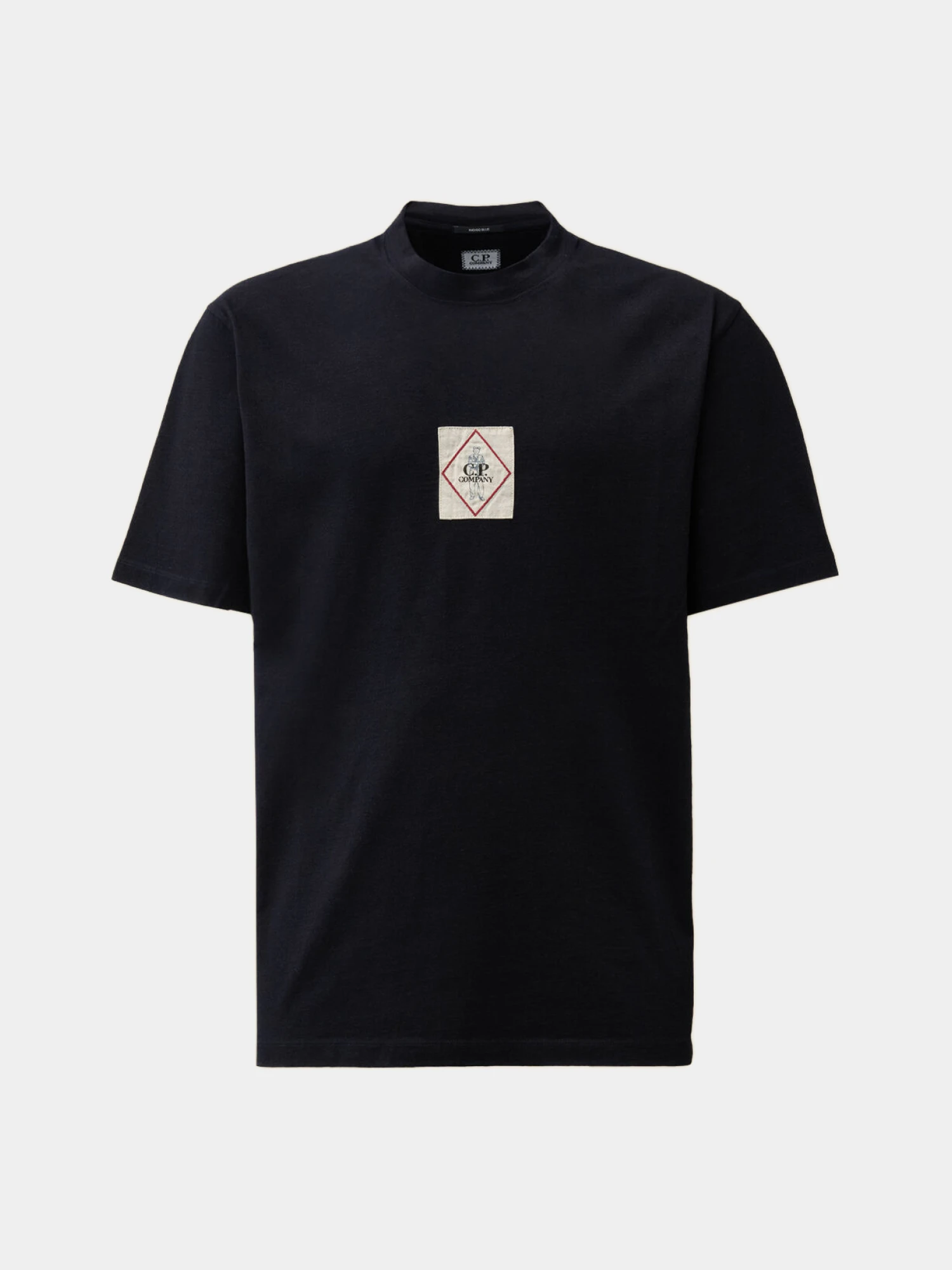 Футболка C.P. Company Indigo Jersey Logo Denim