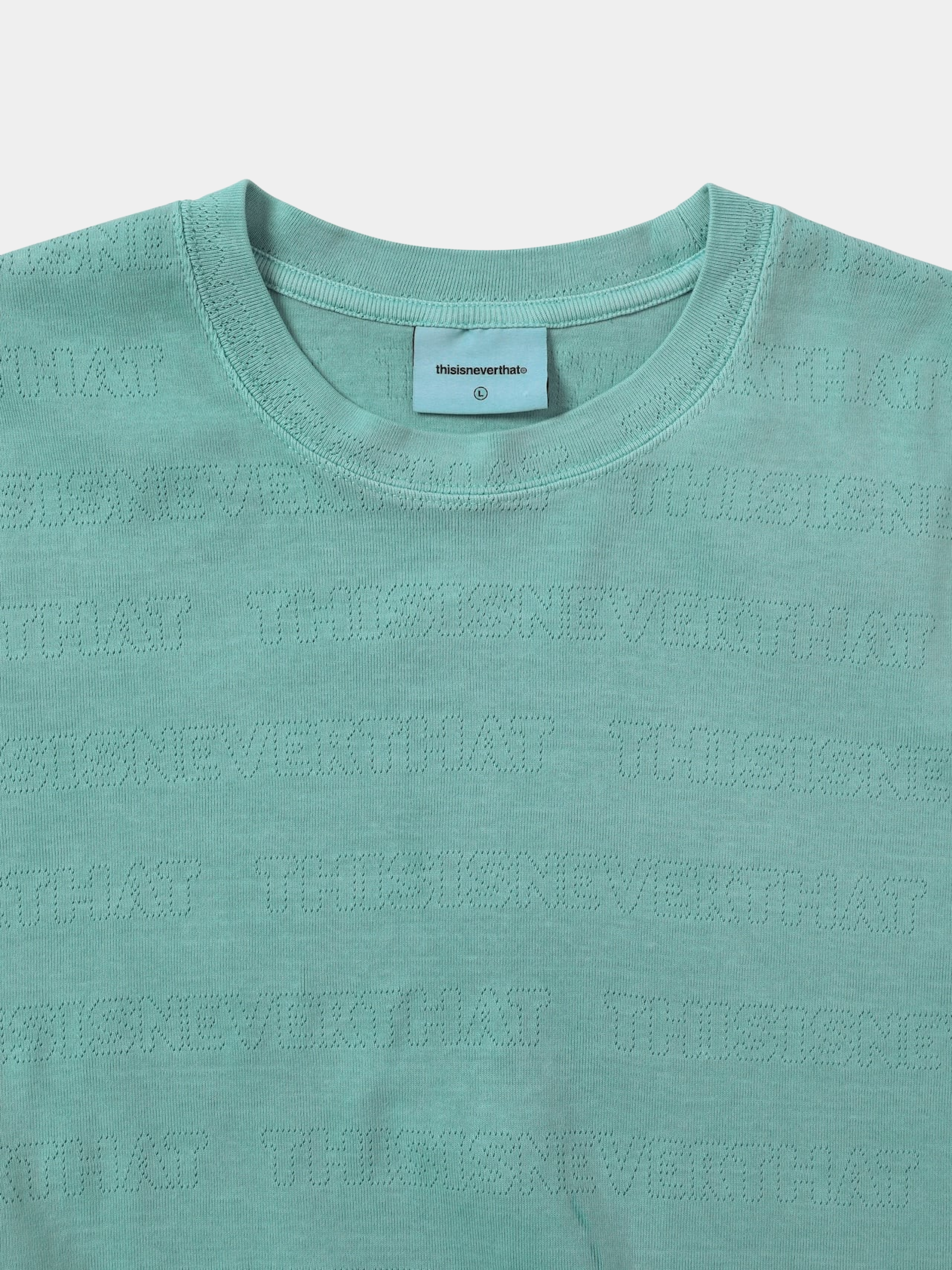 Футболка thisisneverthat TNT Jacquard Tee Light Teal