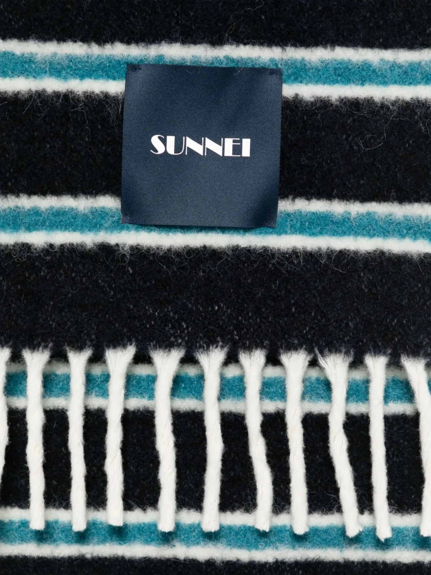 Шарф Sunnei Striped Scarf Blue
