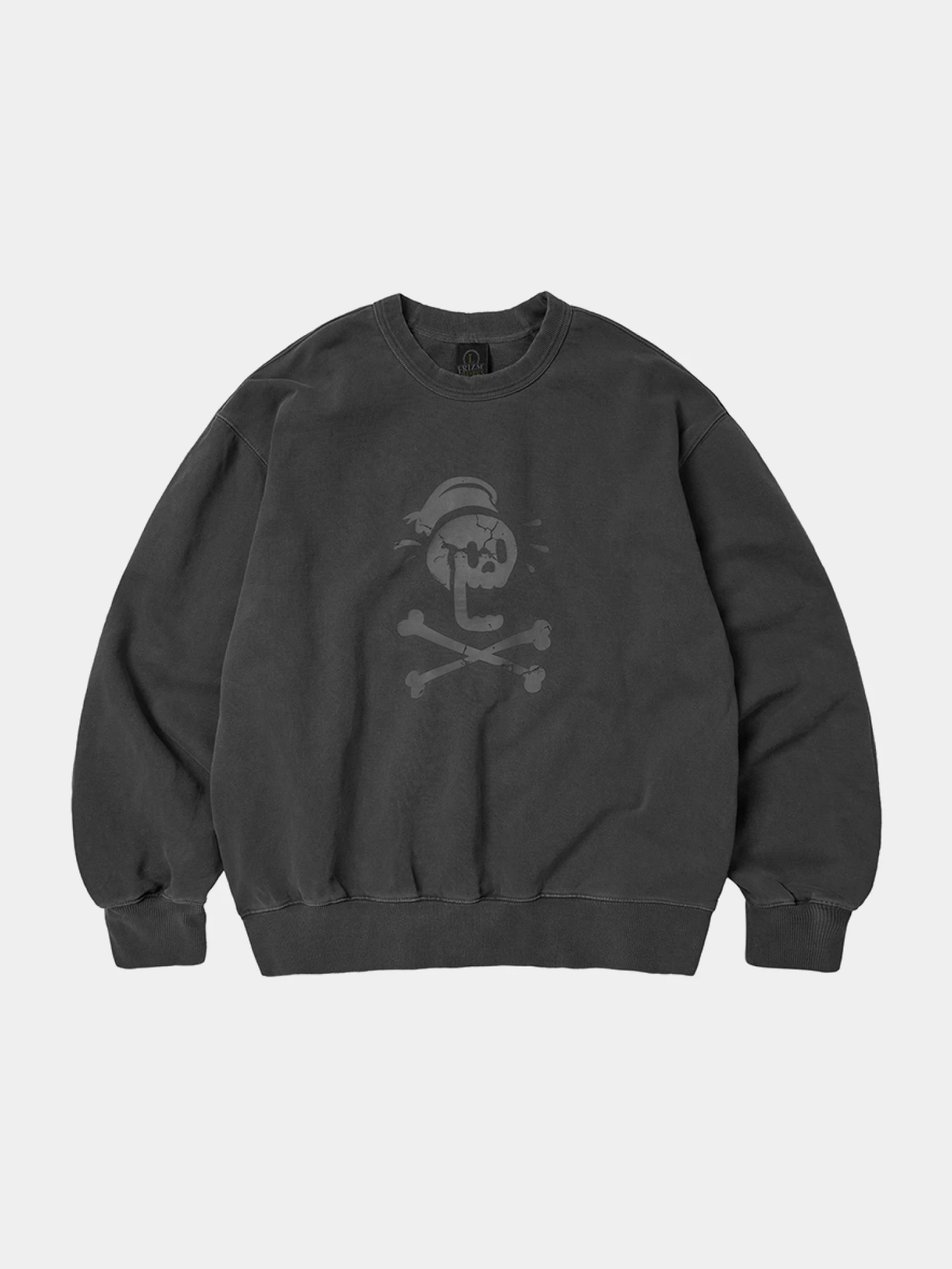 Свитшот FrizmWORKS Black Flag Pigment Dyein Charcoal