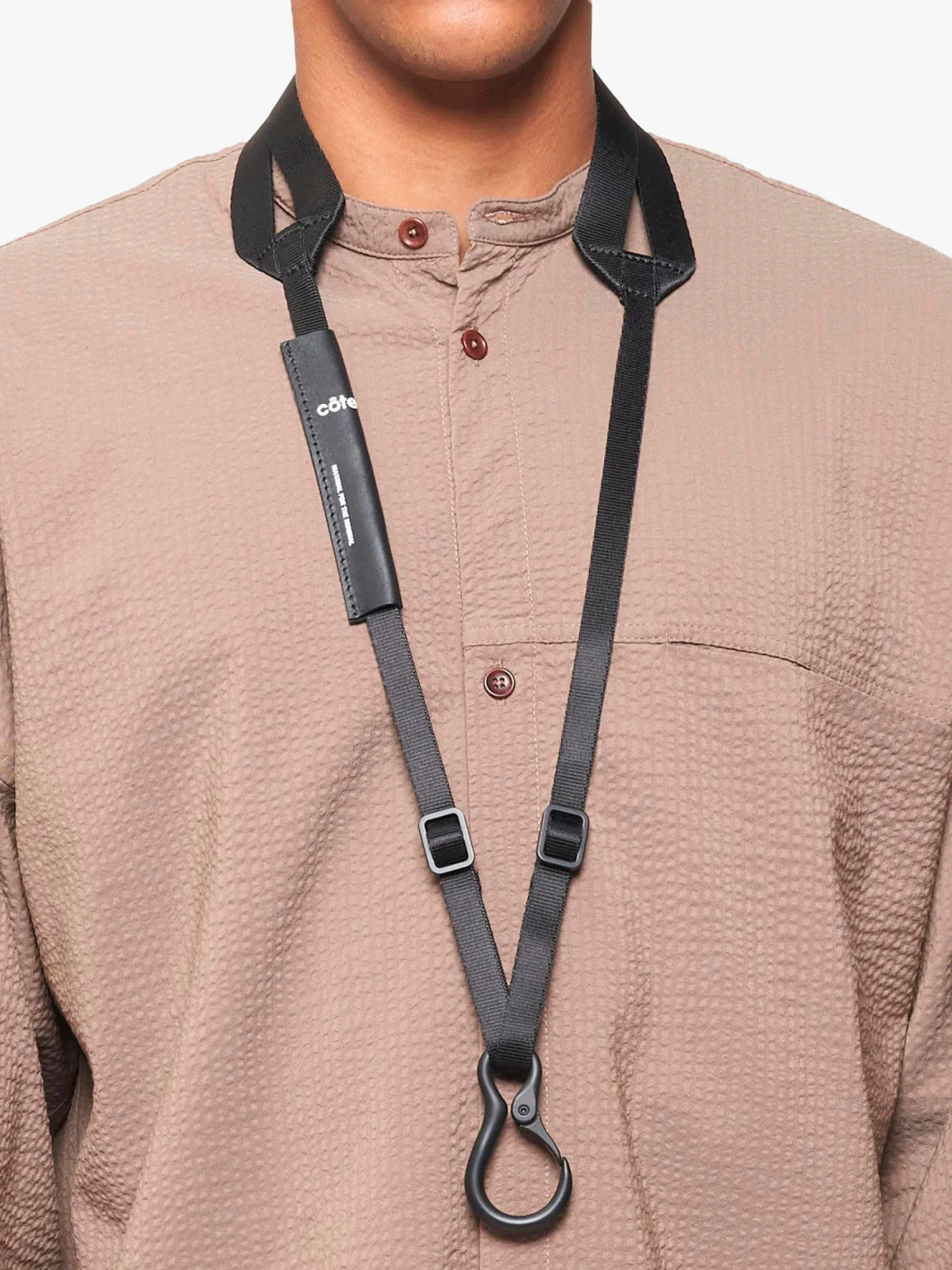 Карабин COTE&CIEL Keychain Lanyard Black