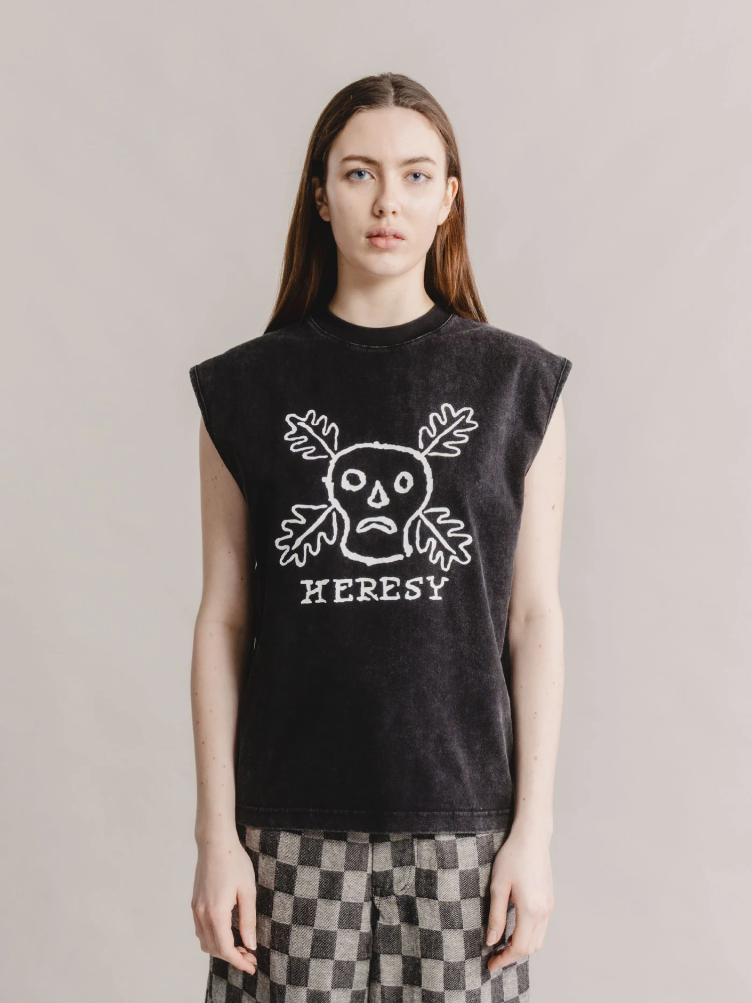 Майка Heresy Green Man Vest Ash