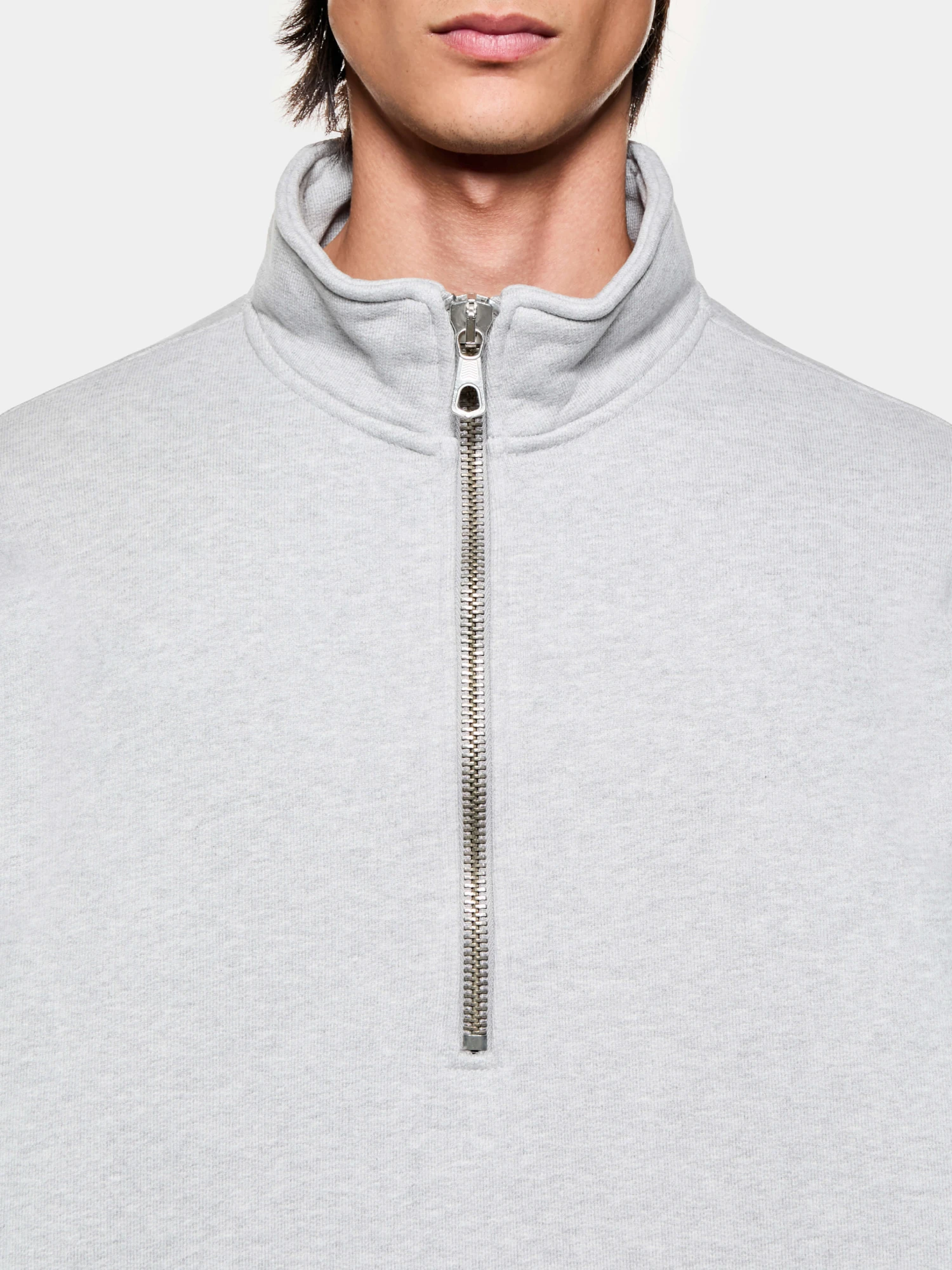 Халф-зип MKI MIYUKI ZOKU 800 GSM Superweight Grey
