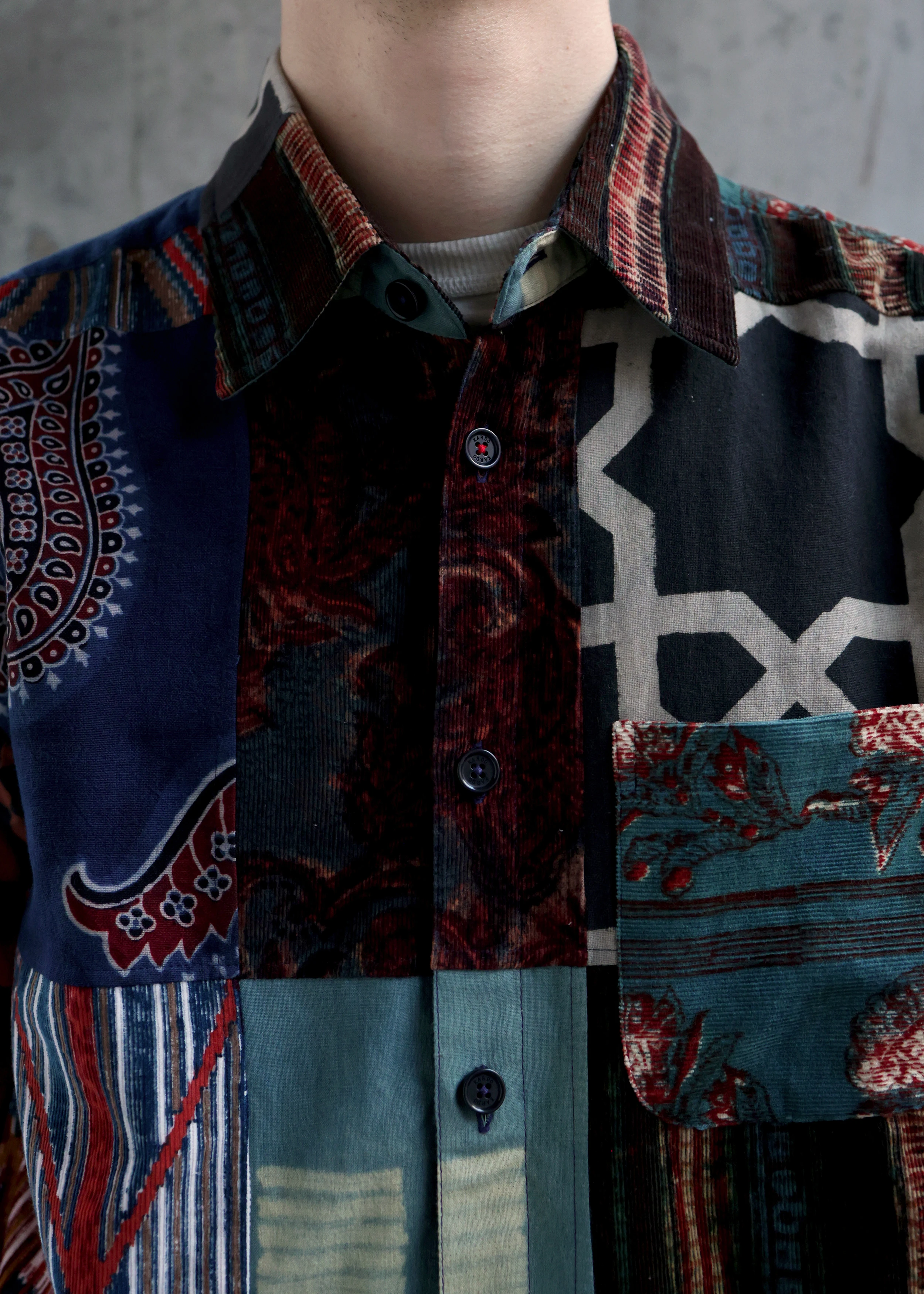 Рубашка Kardo Luis Patchwork
