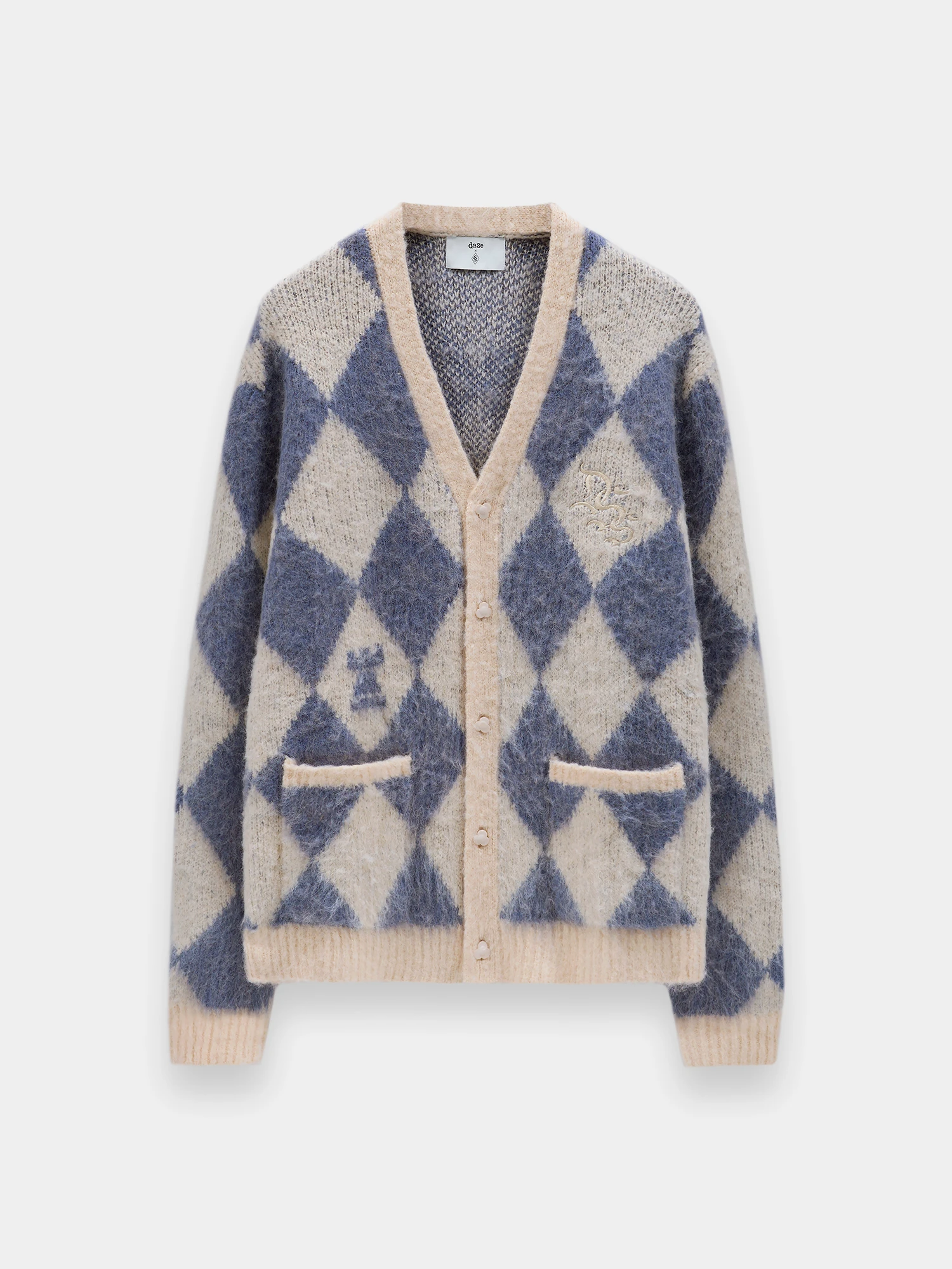 Кардиган Studio Slow x Daze Exclusive Devil Logo Blue