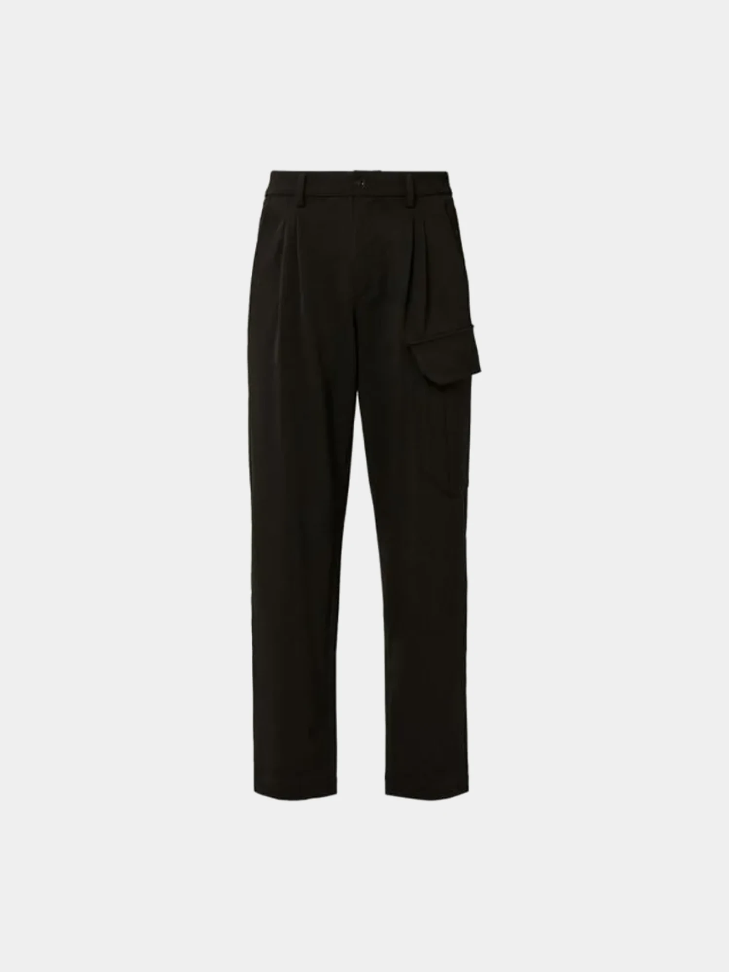 Брюки C.P. Company Wool Gabardine Loose Cargo Black