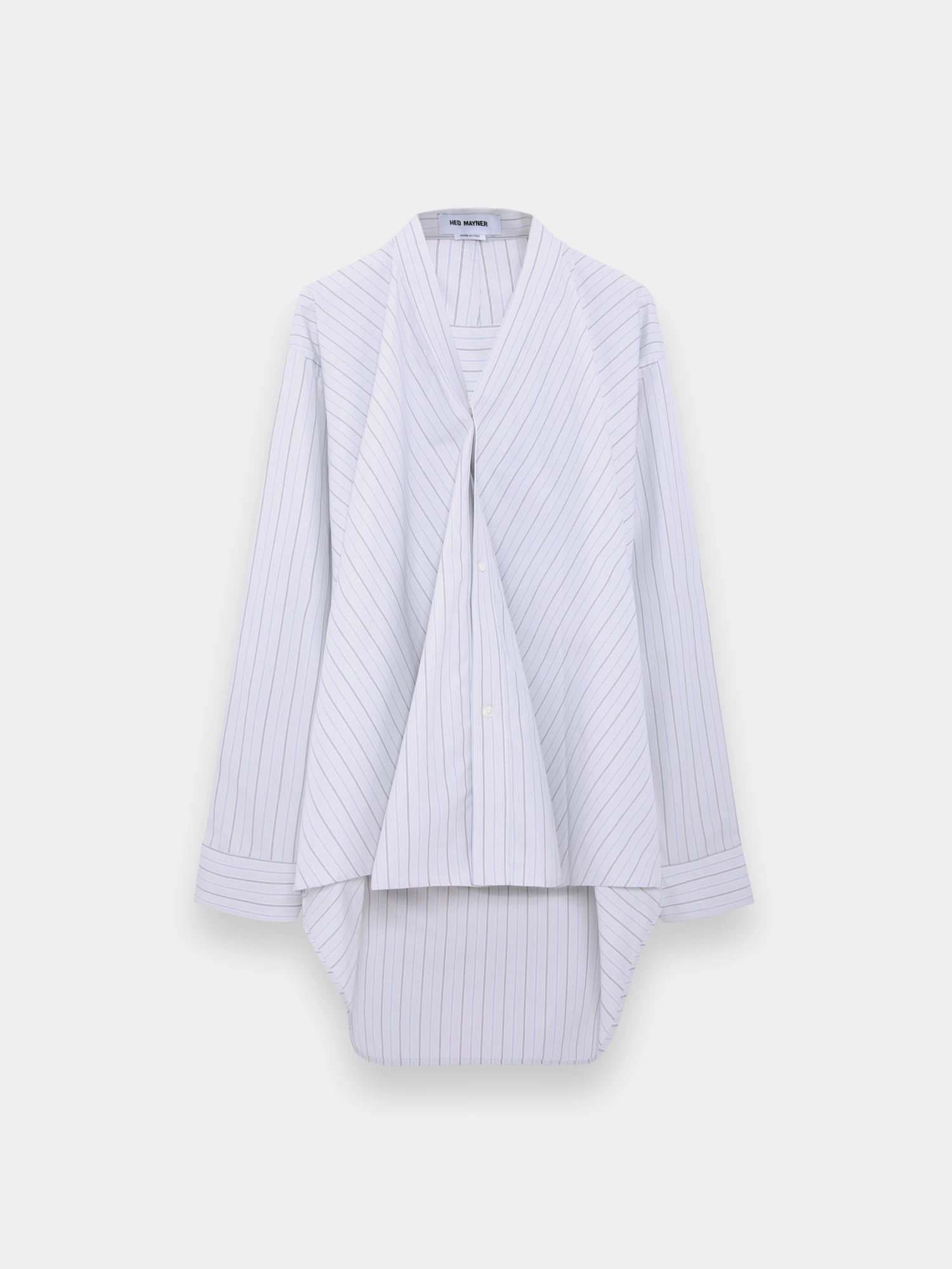 Рубашка Hed Mayner Shawl Collar Shirt Natural