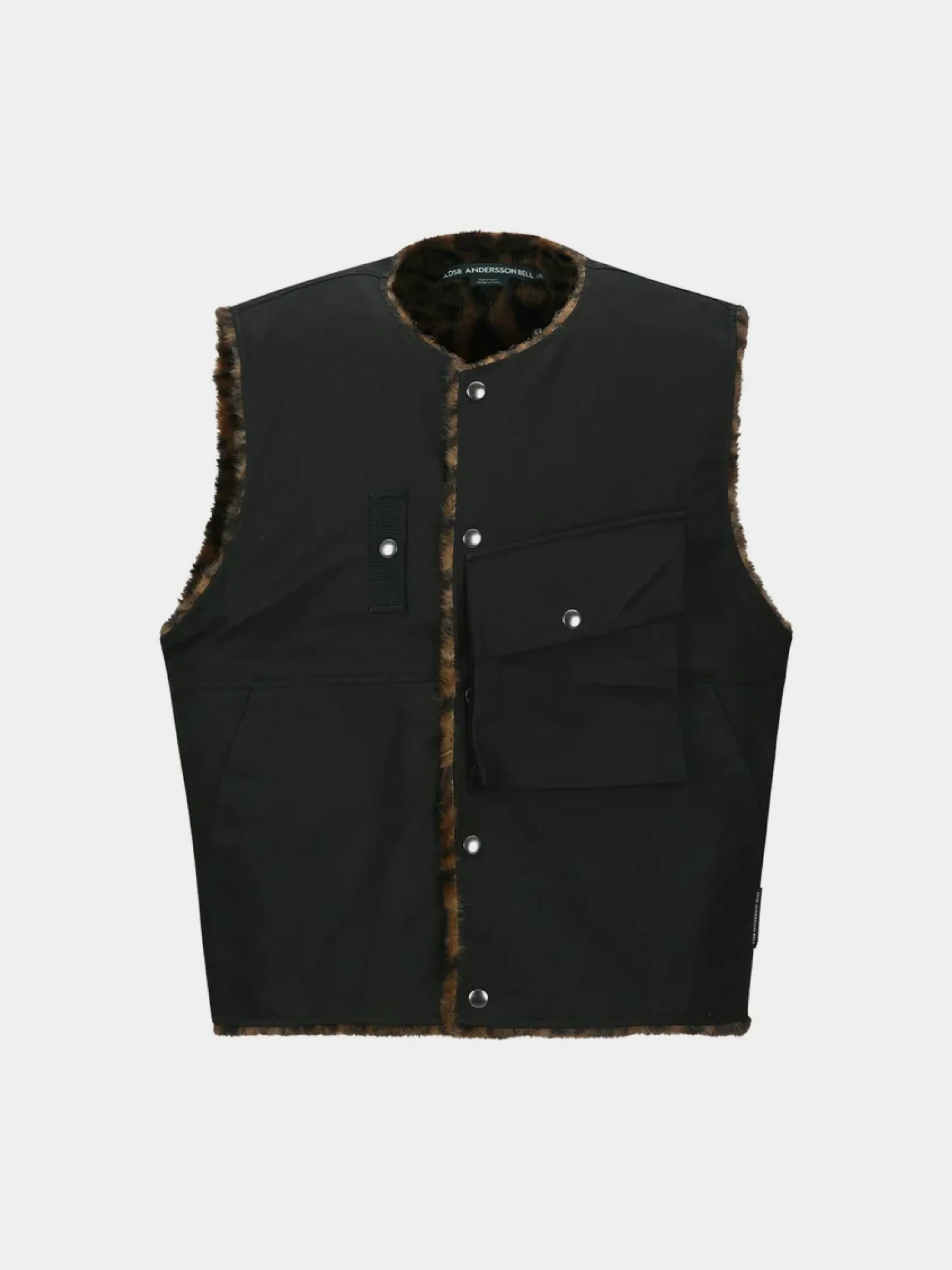 Жилет Andersson Bell Collarless Pocket Black