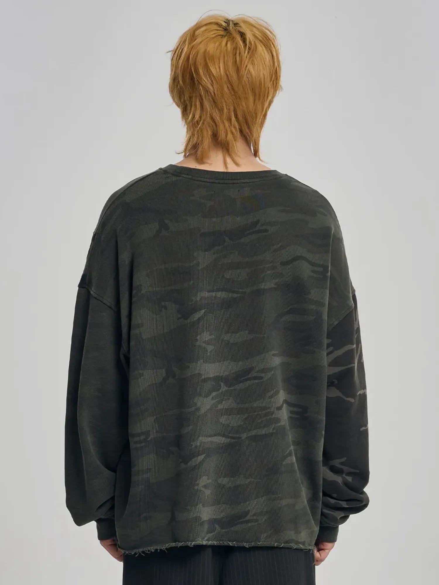 Свитшот AJOBYAJO Camouflage Leopard Mixed Charcoal