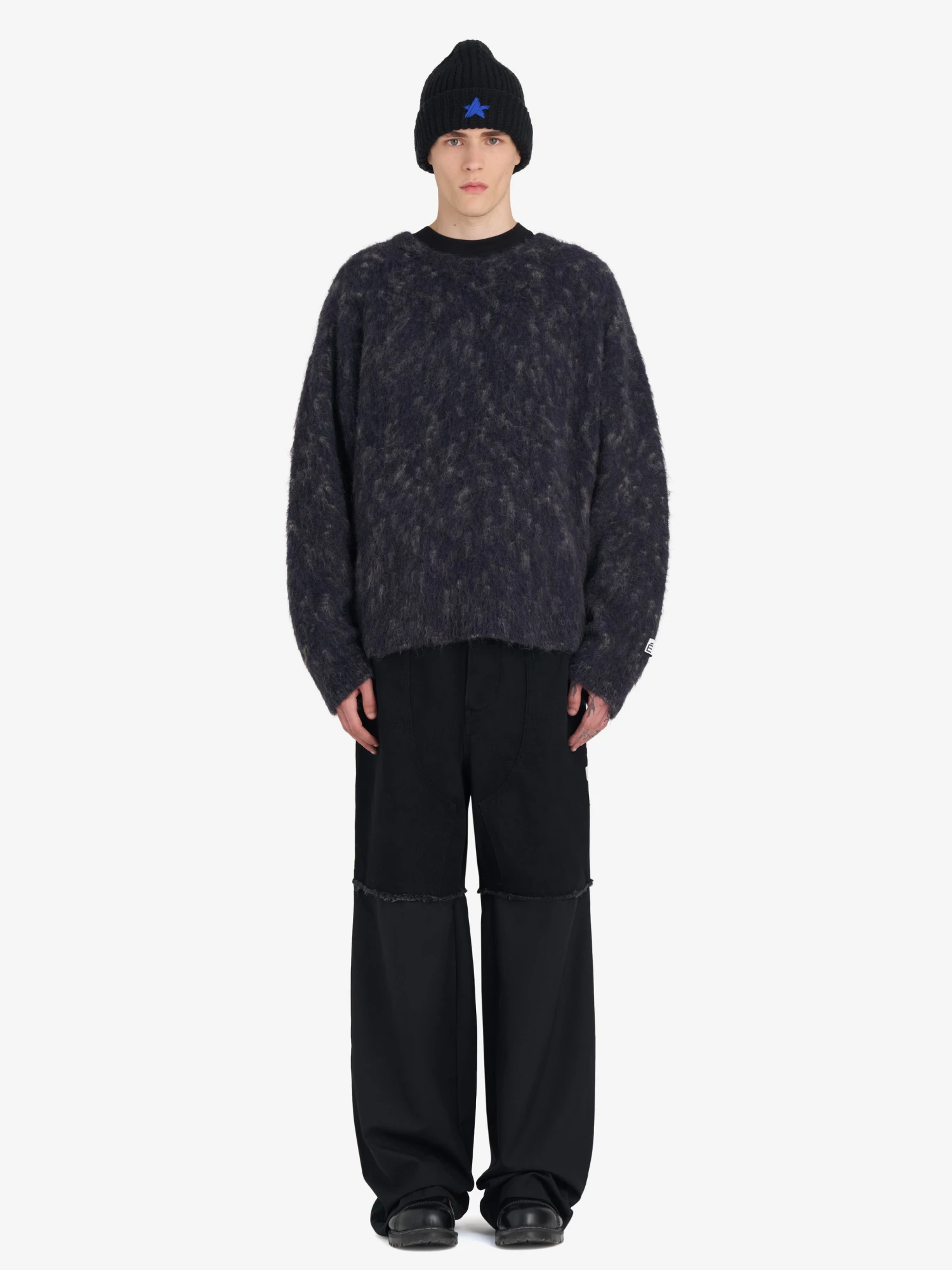 Джемпер Études Mohair Round Neck Navy