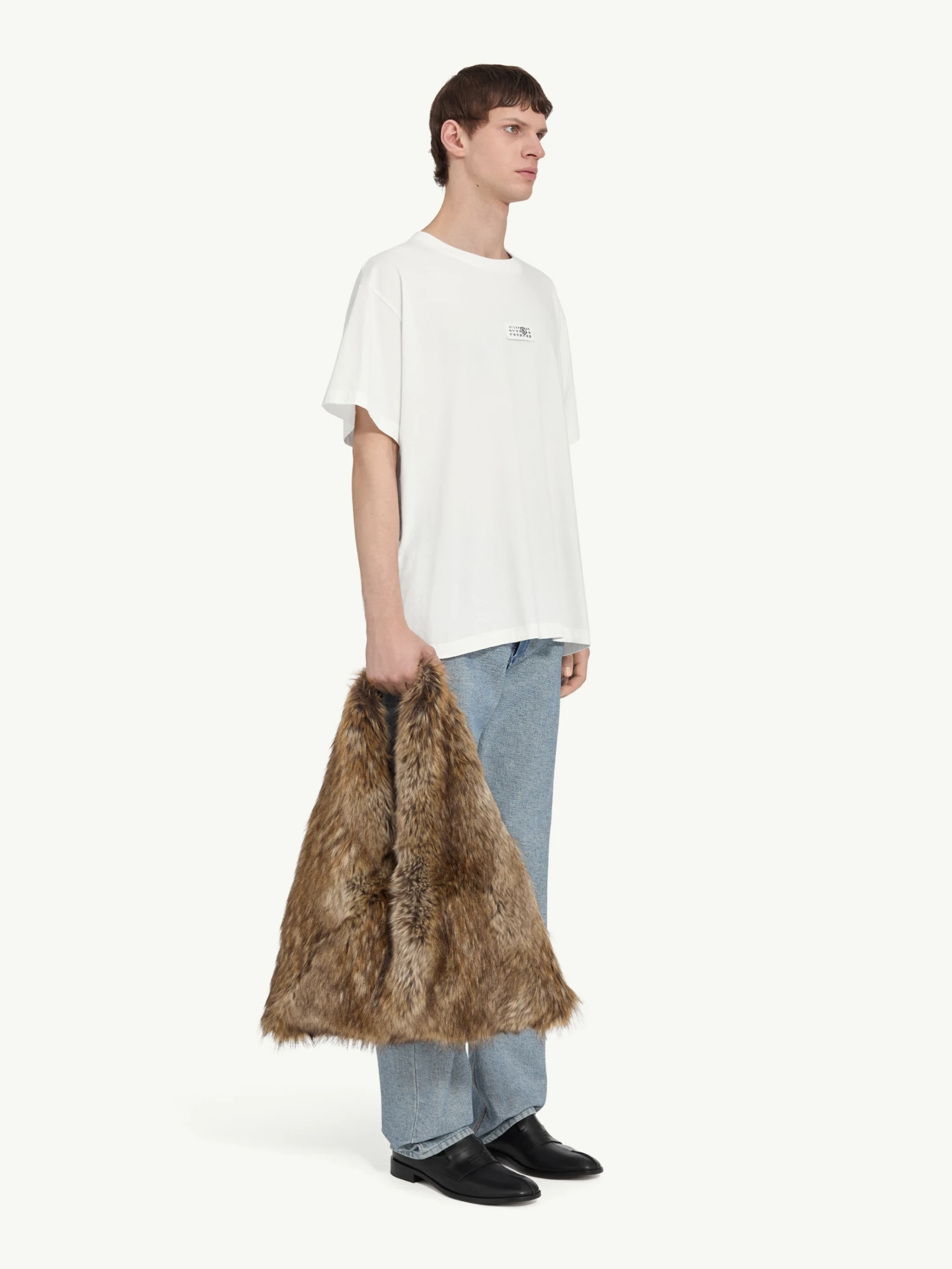 Футболка MM6 Maison Margiela Numeric Cotton White