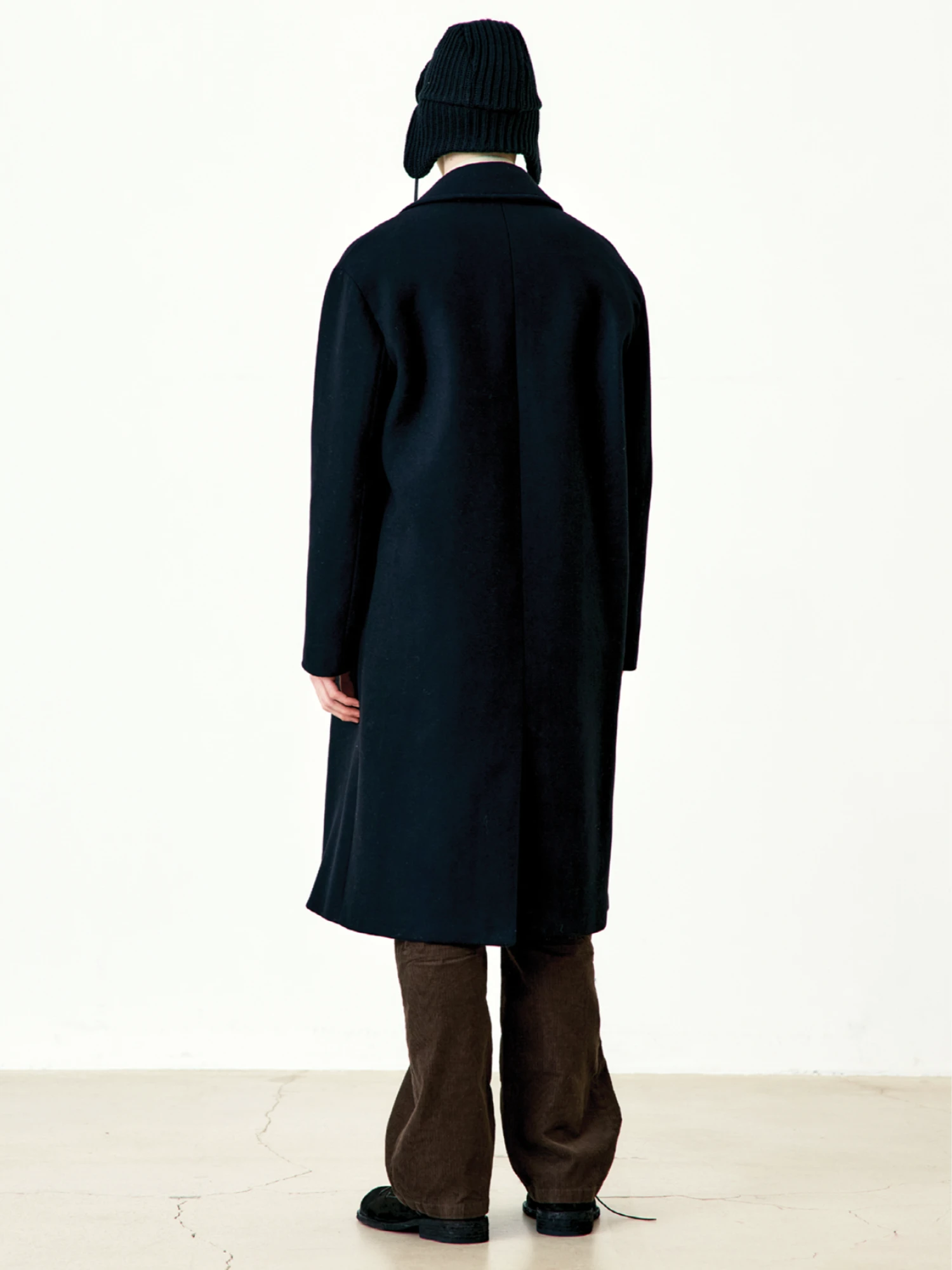 Пальто COOR MTR Over-Fit Double Long Coat Black