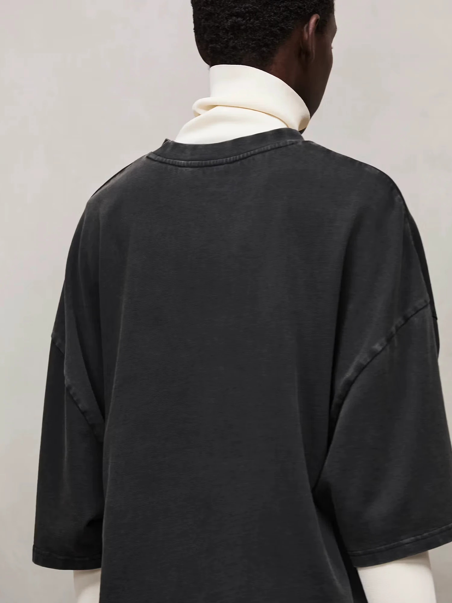 Футболка entire studios Heavy Boxy Washed Black
