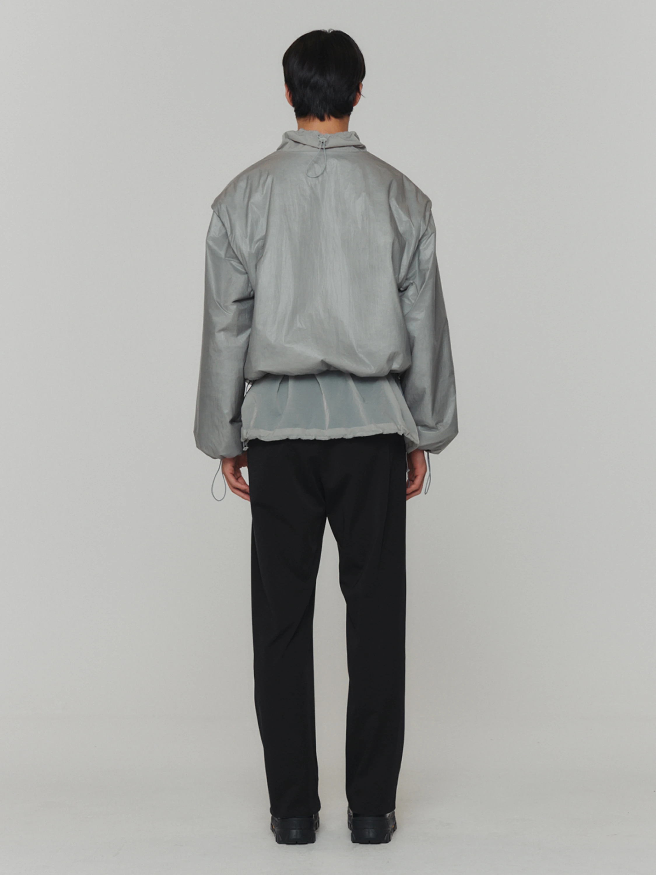 Куртка-трансформер AMOMENTO Mens Detachable Grey