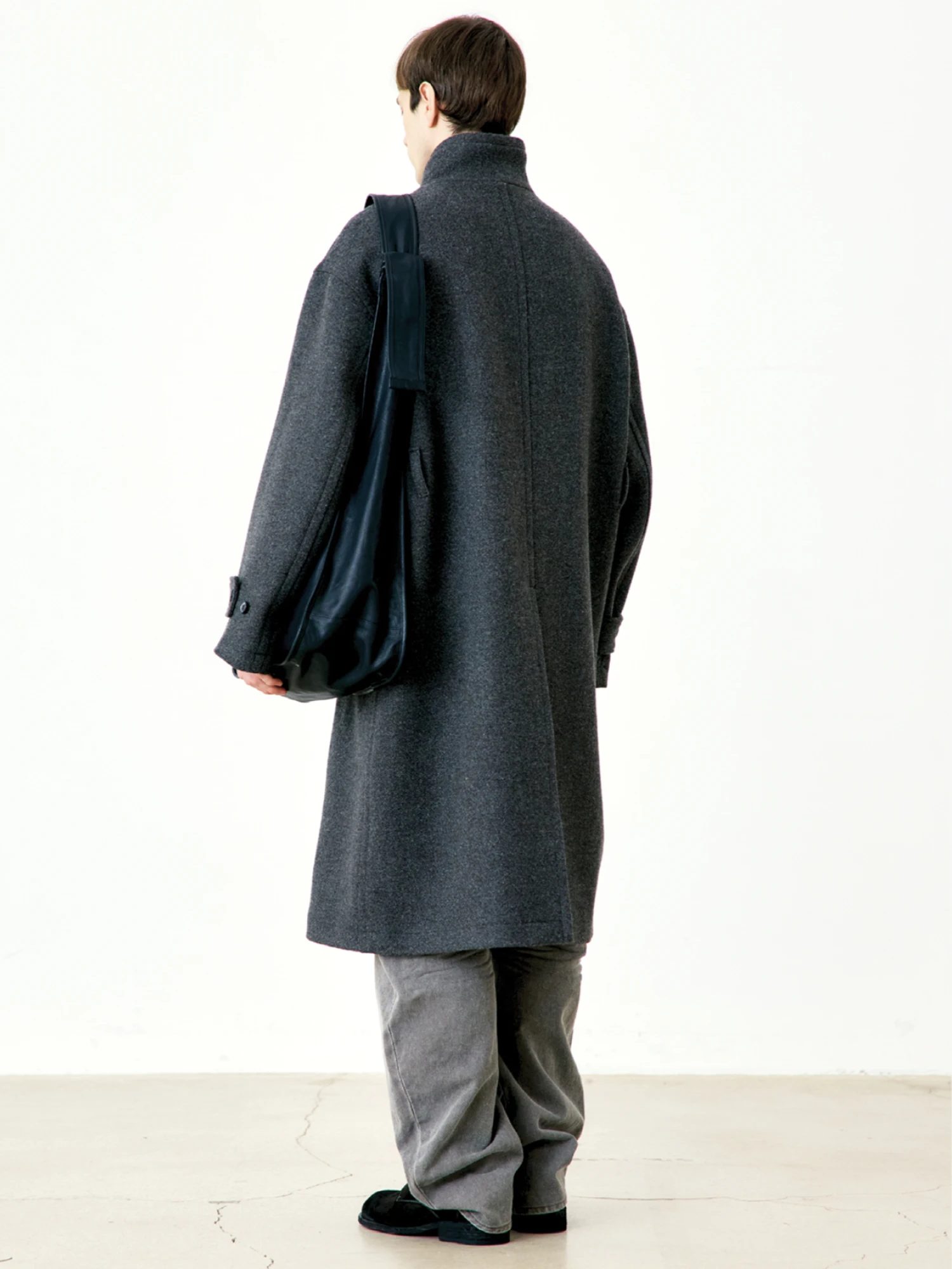 Пальто COOR Cashmere High-Neck Cinder Grey