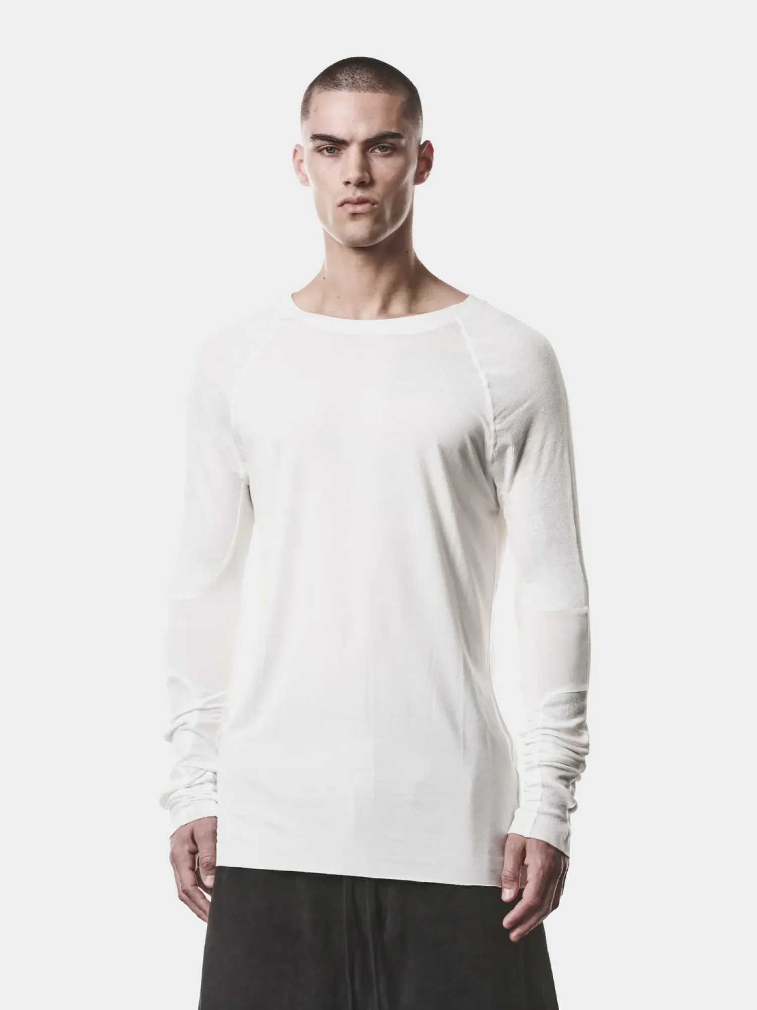 Лонгслив thom/krom M TS 941 Off White