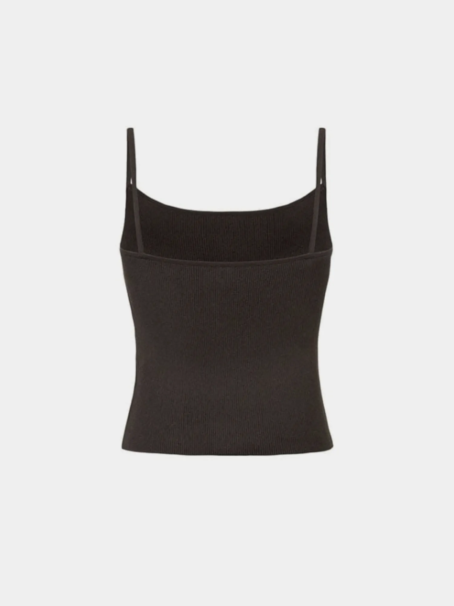 Женский топ AMOMENTO Knit Sleeveless Brown