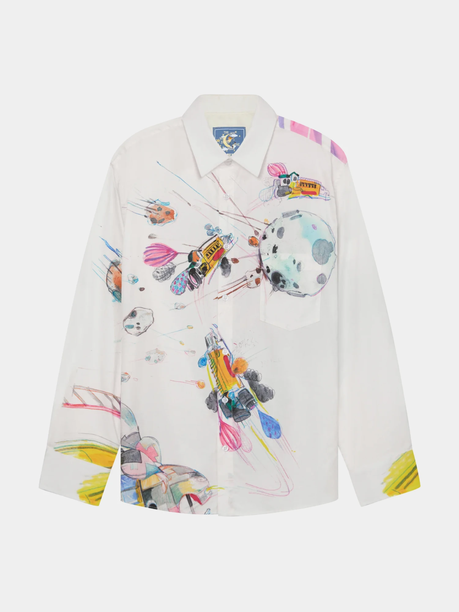 Рубашка KidSuper Slingshot Button Up White