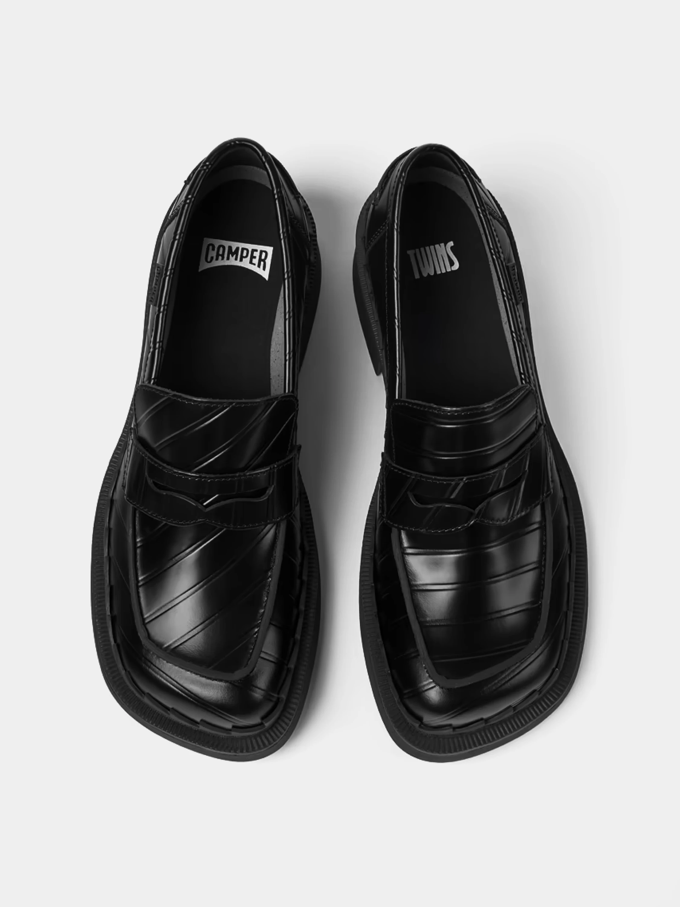 Женские лоферы Camper Twins Black