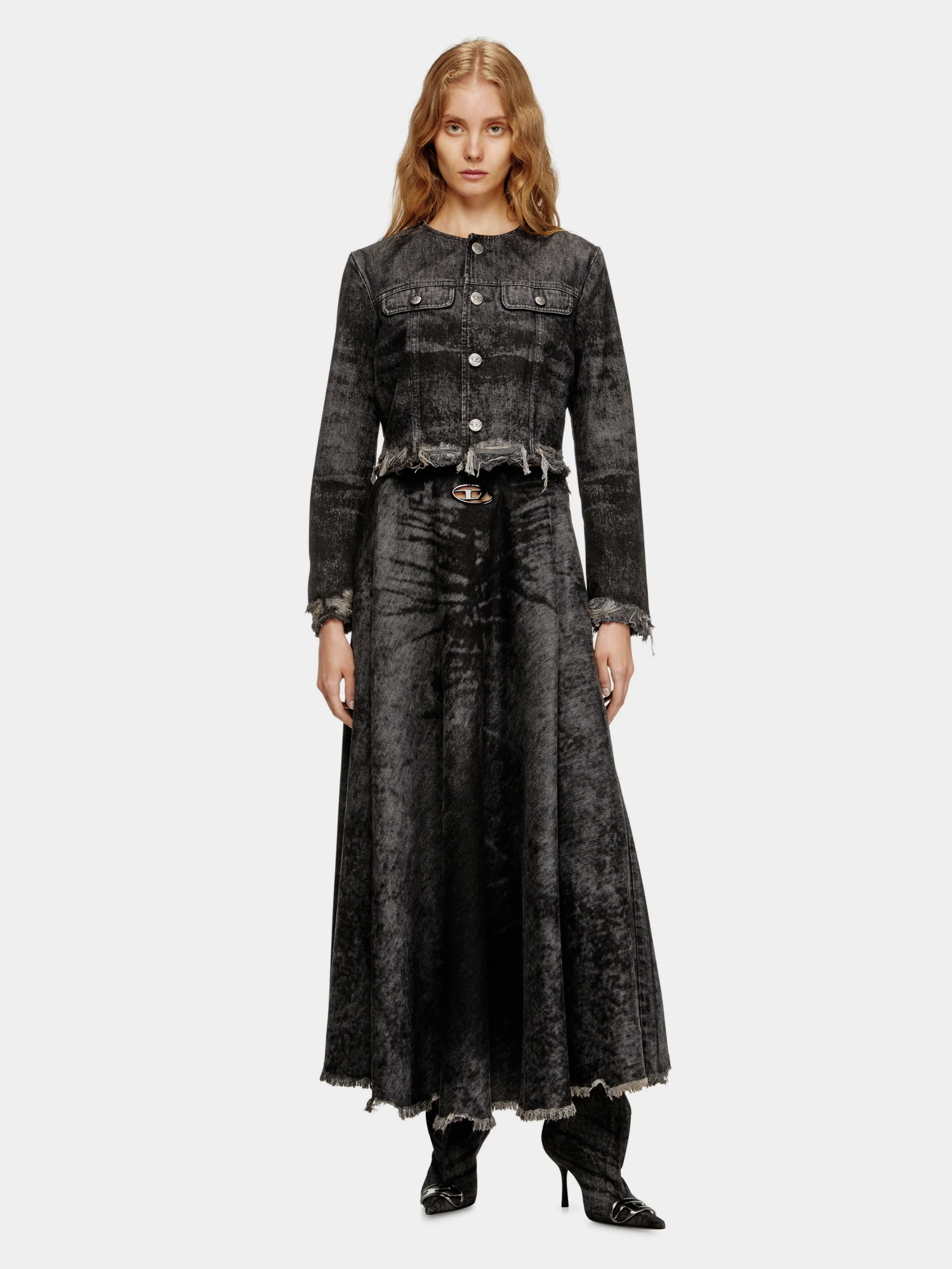 Женская юбка Diesel De-Hannie-Fsh Black