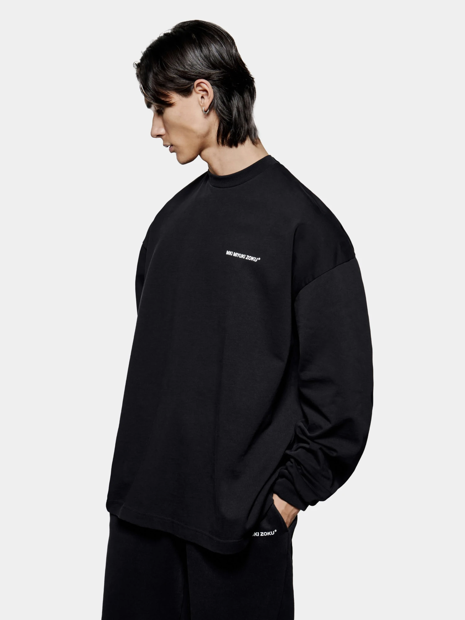 Лонгслив MKI MIYUKI ZOKU Uniform Long Sleeve Black
